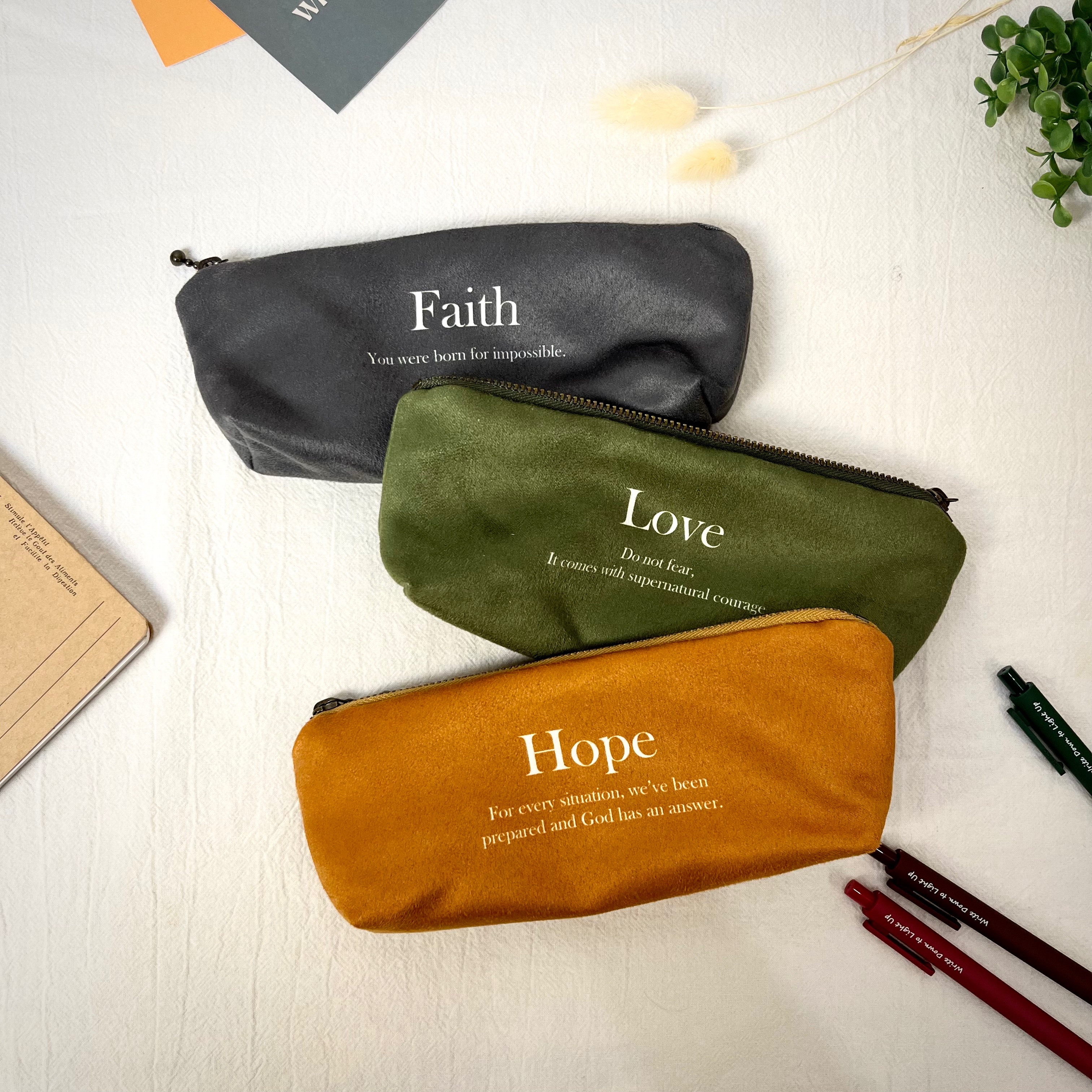 筆袋 Faith-Hope-Love