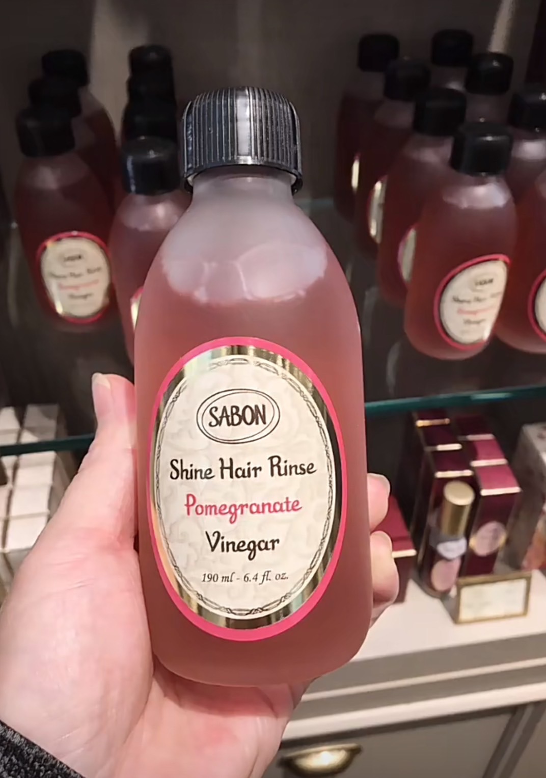 隱藏版熱賣品🔥 🇮🇱SABON 🇮🇱石榴保濕亮澤髮醋 190ml