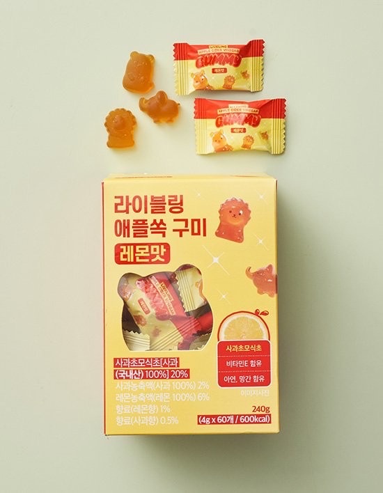 嘴饞可吃的代謝系軟糖🍬 🇰🇷FULLight Liveling  蘋果果醋軟糖