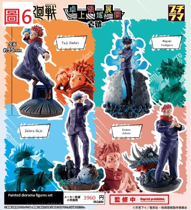 PETITRAMA系列 咒術迴戰 桌上領域展開 壹號 套組