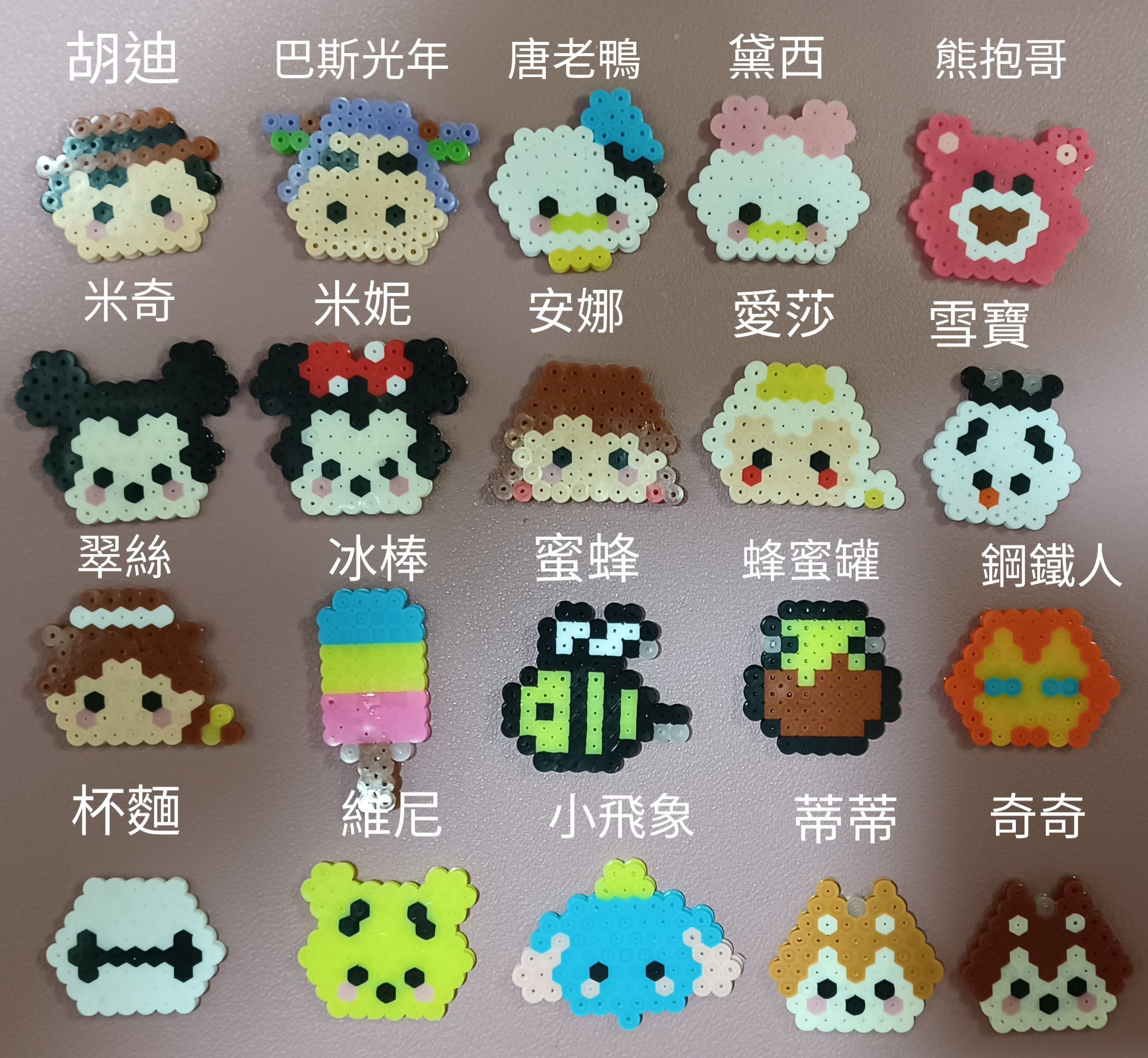 各種可愛小型鑰匙圈