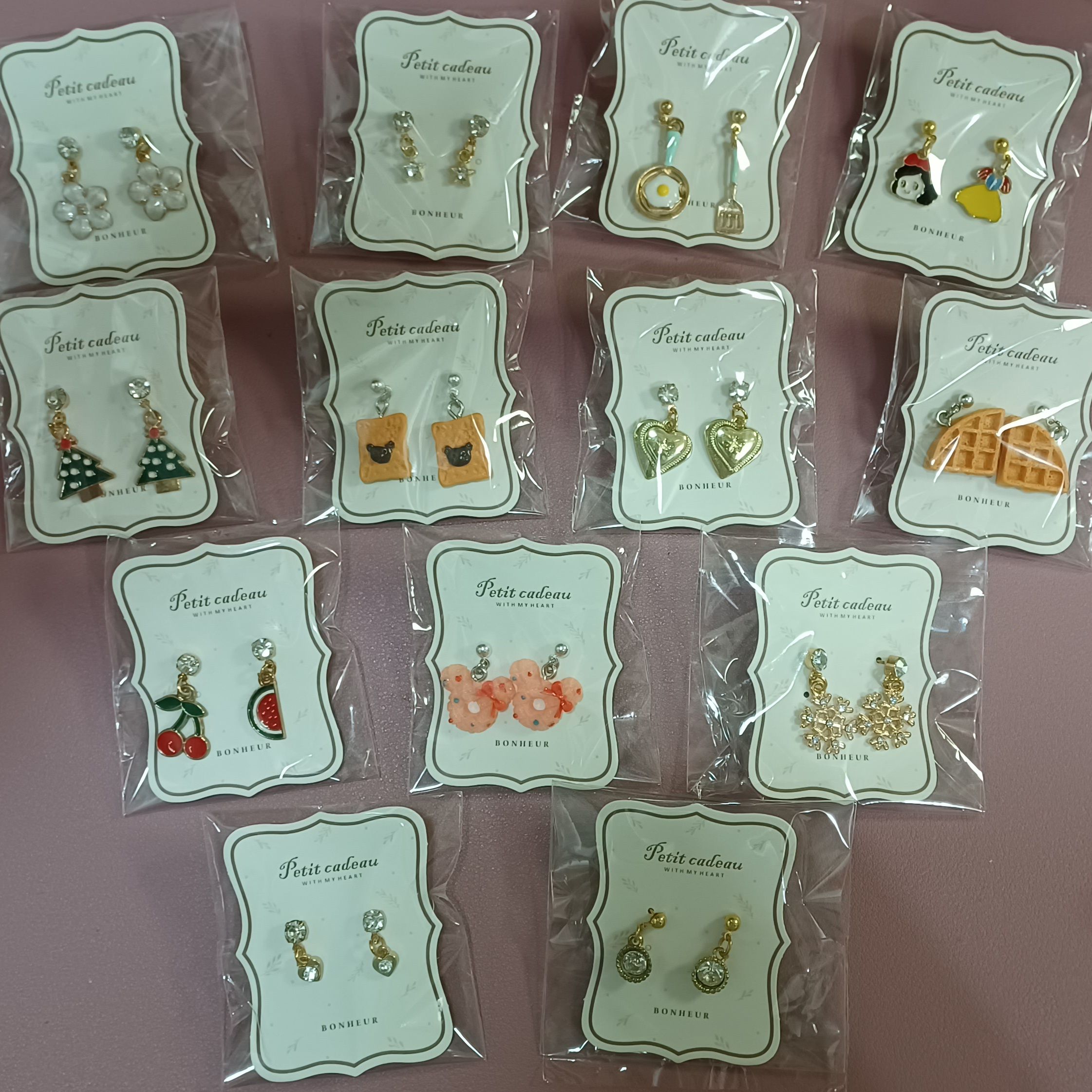 多種可愛配件耳環限量販賣
