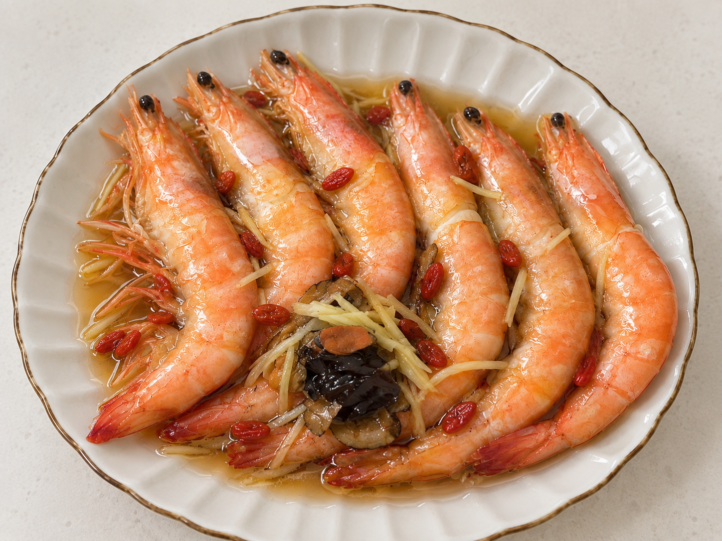 全心鮮魚丸_紹興醉大蝦【總重量300g】退冰即可食用 （蝦子6隻）快速又方便