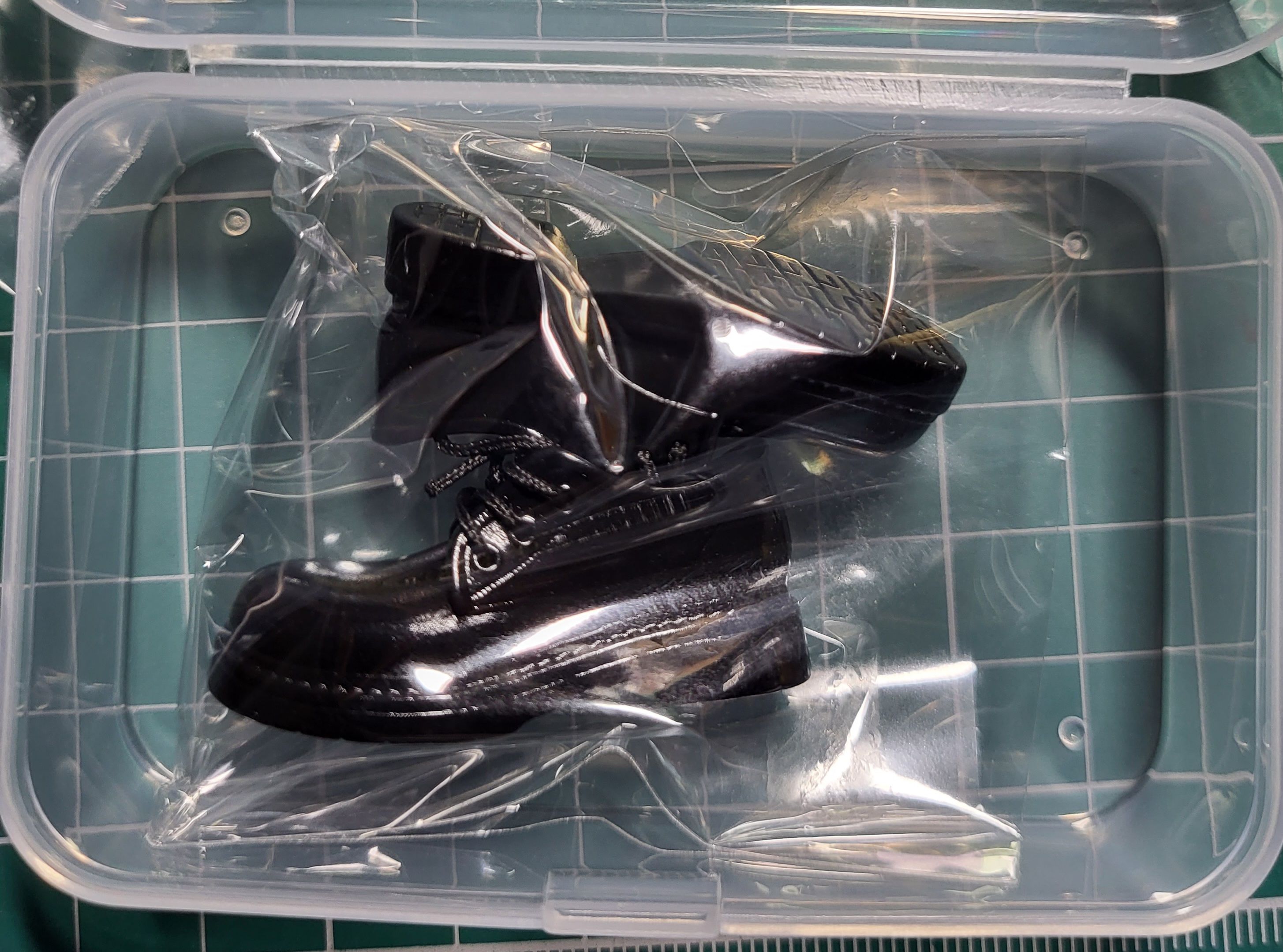 韓製Ob22/24用黑色皮鞋