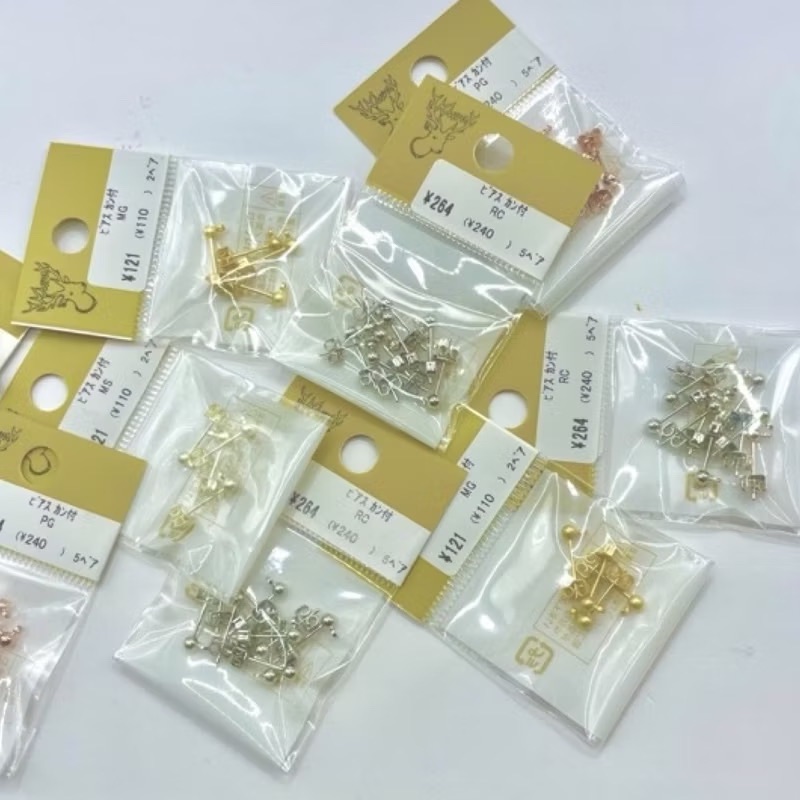 貴和 圓珠 耳針 基本款 帶吊孔