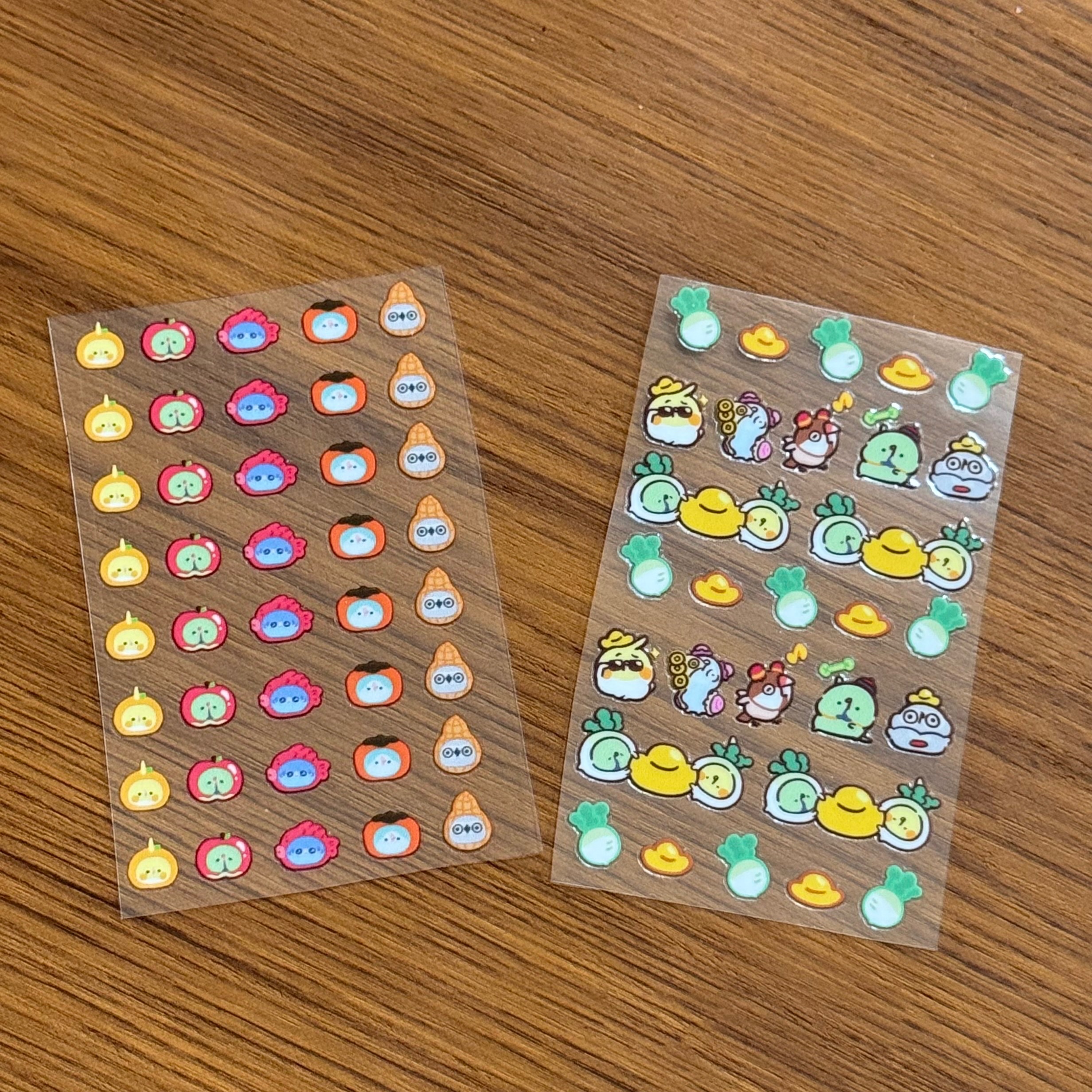 鳥事多原創-水晶轉印貼紙組-好彩頭 好兆頭