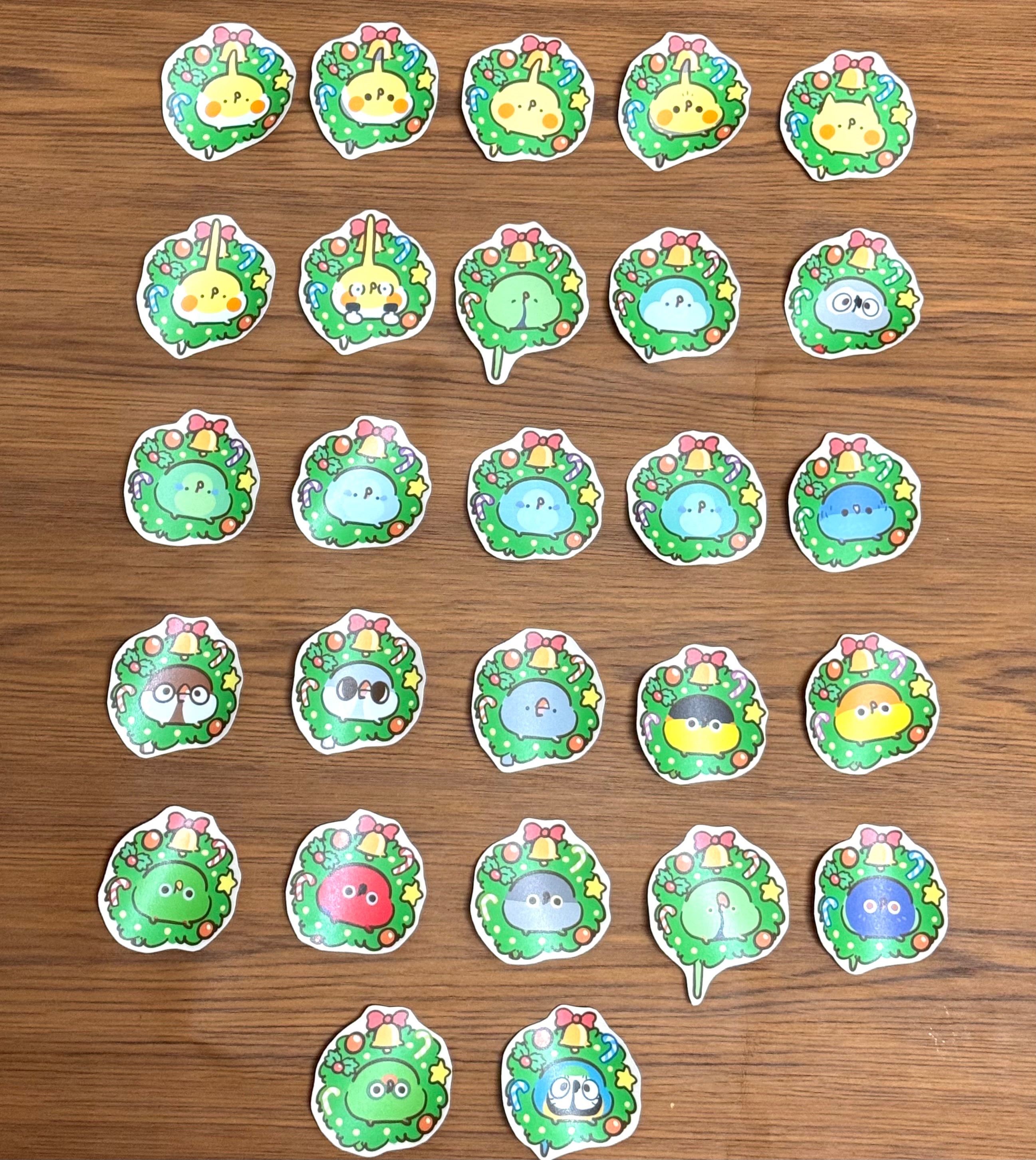 鳥事多原創-PVC防水耐曬貼紙-日本銀膠 2