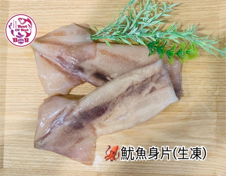 生凍魷魚身