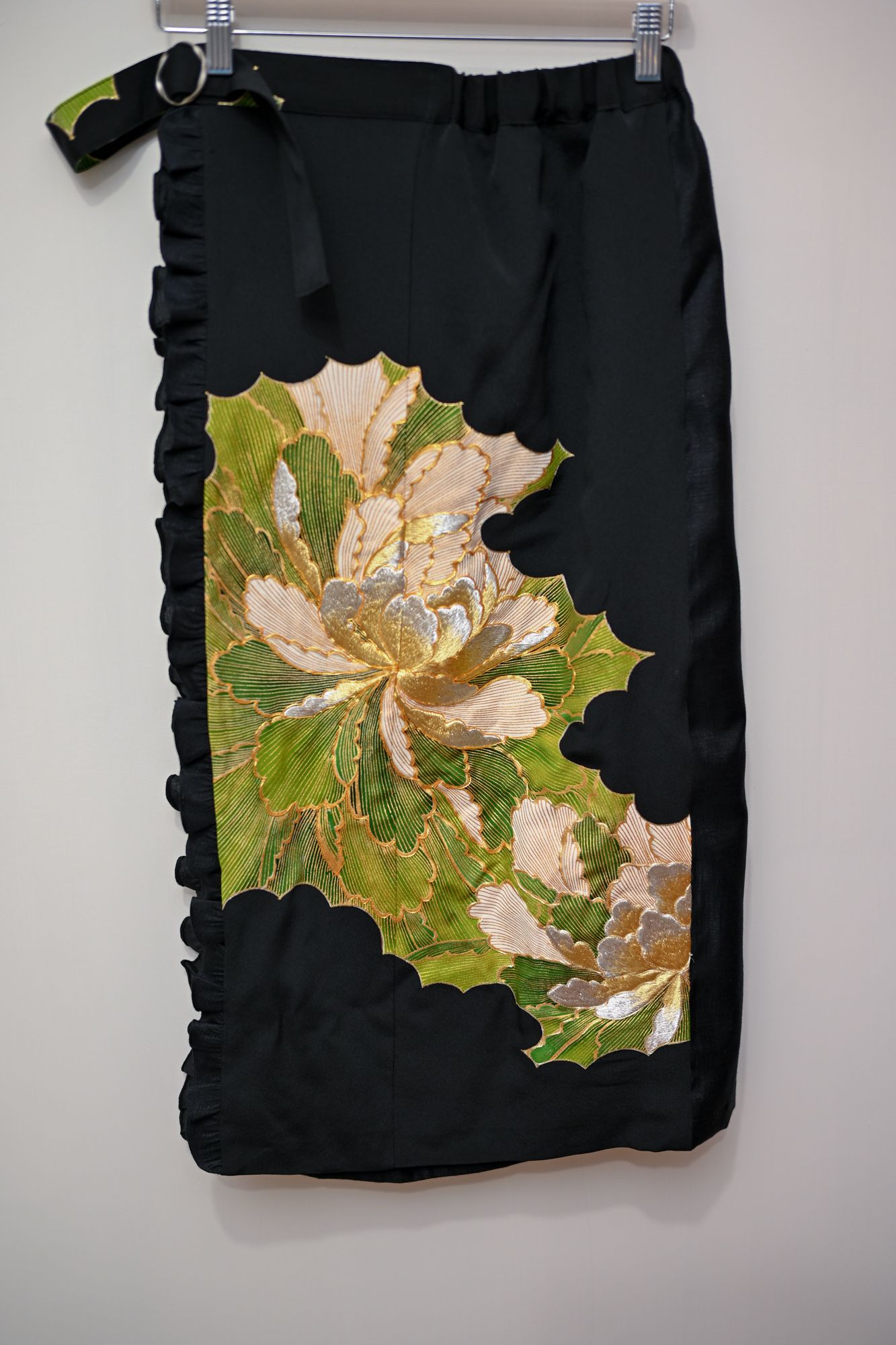 【刺繡金霞白牡丹-Ａ款】和改-多搭配罩裙系列
