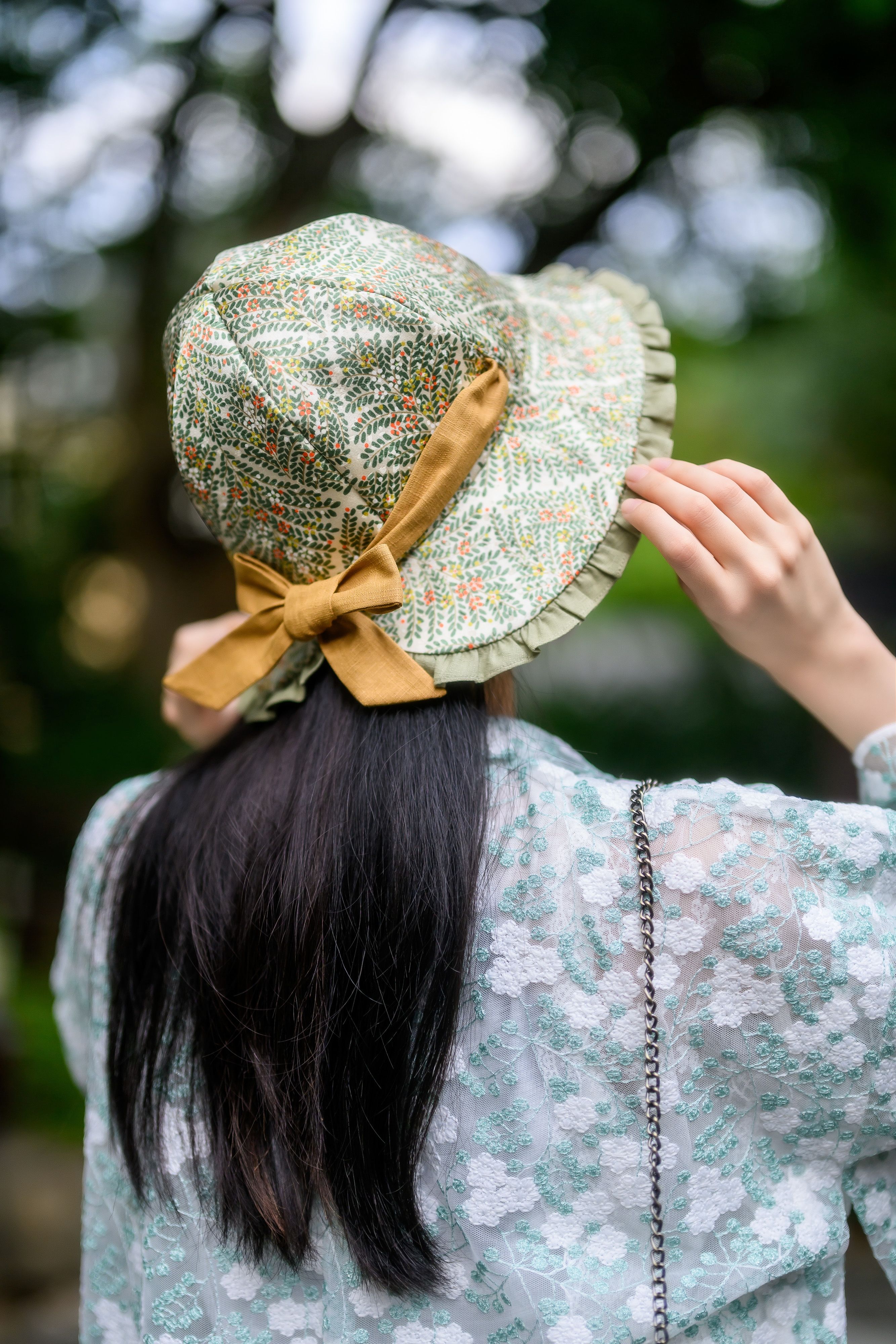 新品【橘子園-和改】古典荷葉帽/遮陽帽/漁夫帽