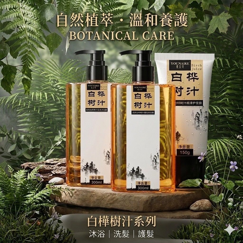 CHWY醞絲美✨現貨-白樺樹汁洗護沐套盒