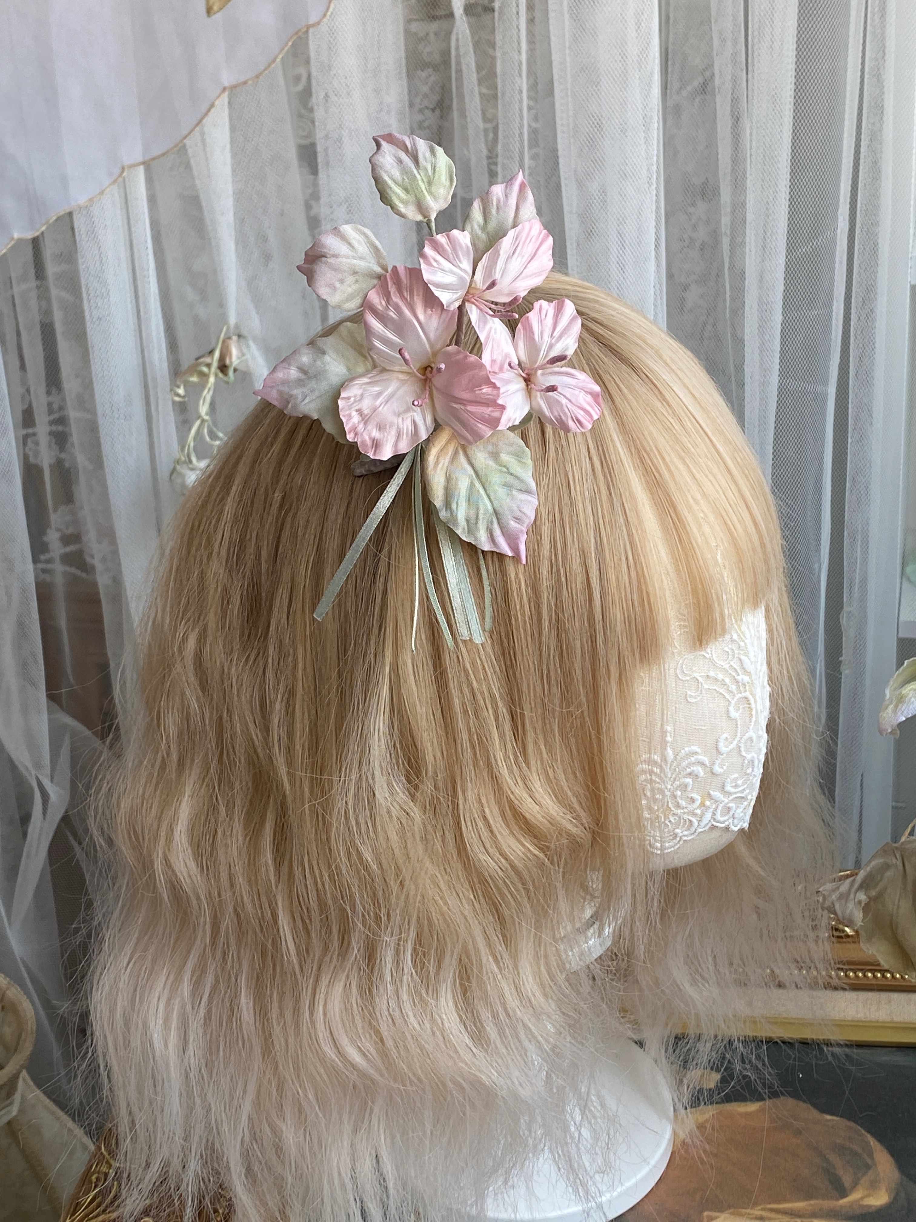 [EFI日式燙花創作髮飾-九重葛