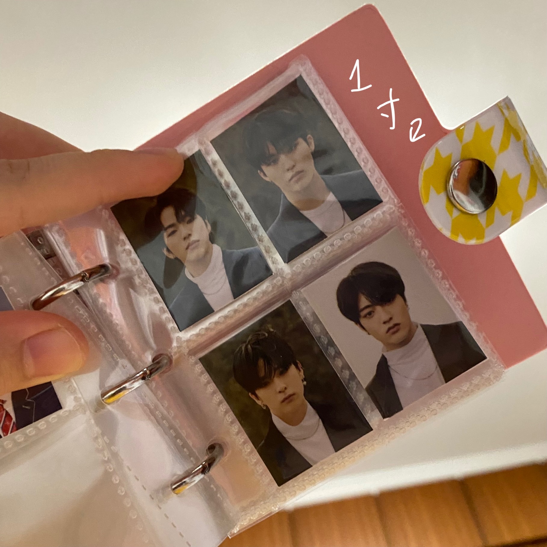 證件照收納卡頁|尺寸看說明