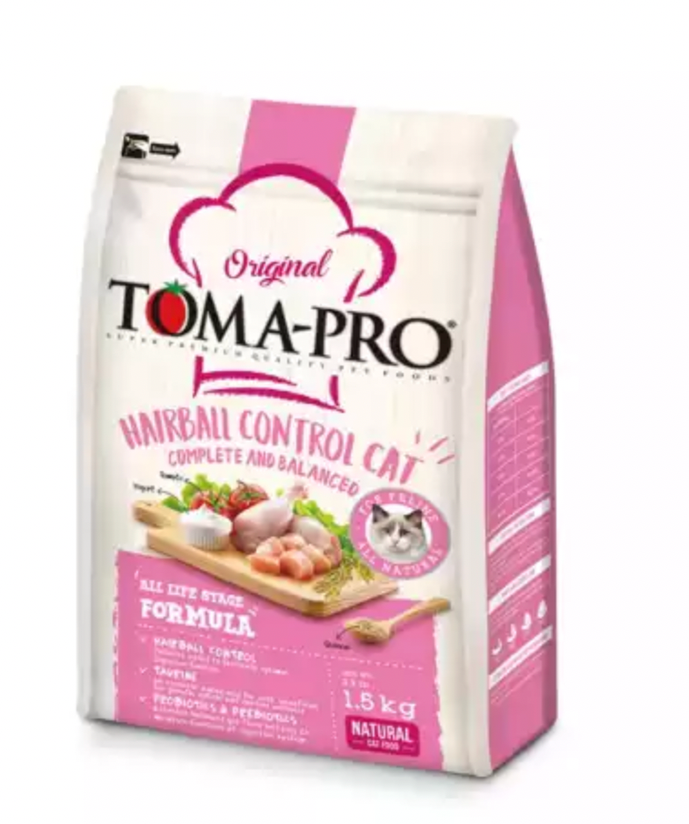 TOMA-PRO 優格 成幼貓化毛高纖雞肉+米 飼料 3kg