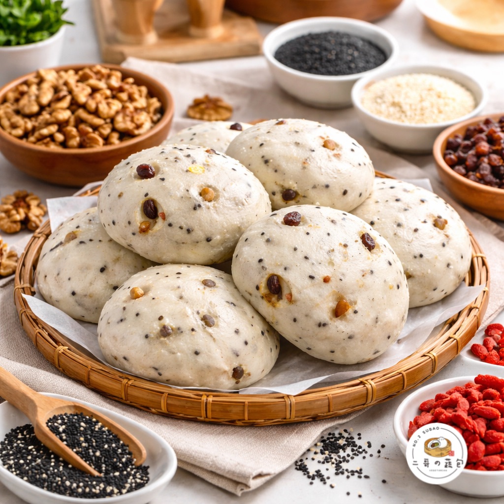 核桃堅果饅頭（全素）