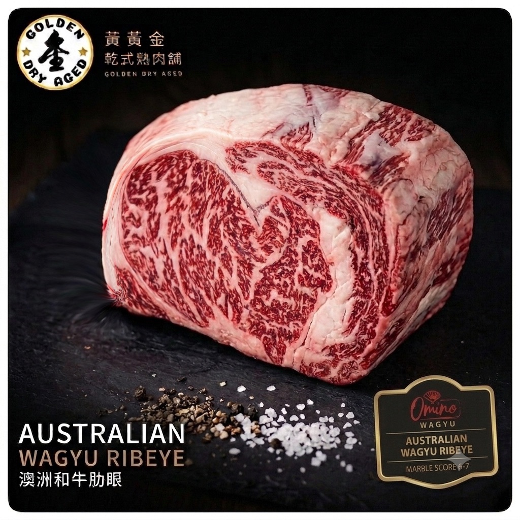 澳洲🇦🇺 OMINO 頂級和牛肋眼牛排，等級M6-7 WAGYU  點照片看數量及看內容👈🏽👈🏽👈🏽
