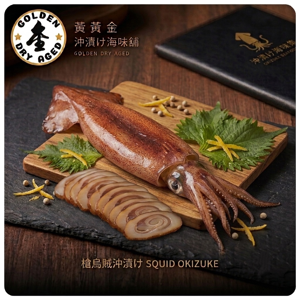 夏季限定頂級酒肴（生食用），槍烏賊沖漬け，點照片看數量及看內容👈🏽👈🏽👈🏽