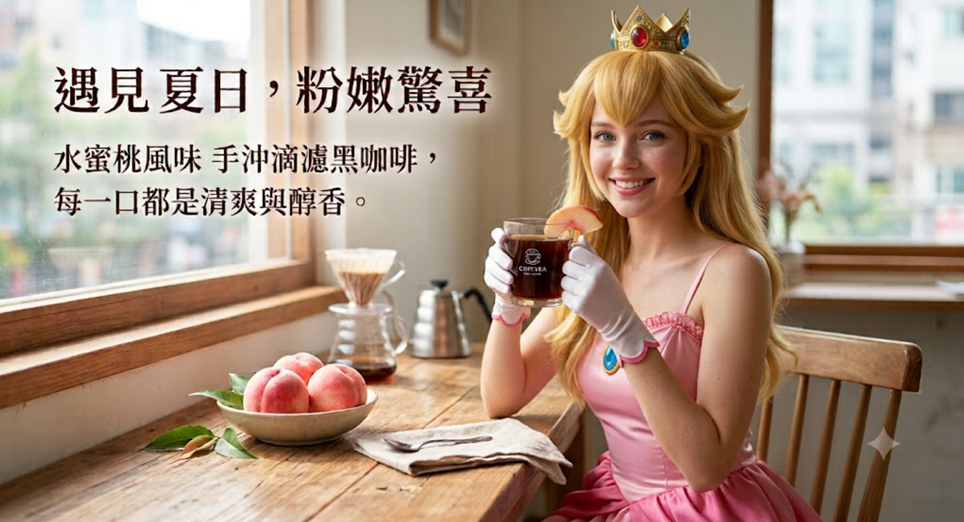 哥倫比亞  水蜜桃杯杯咖啡豆