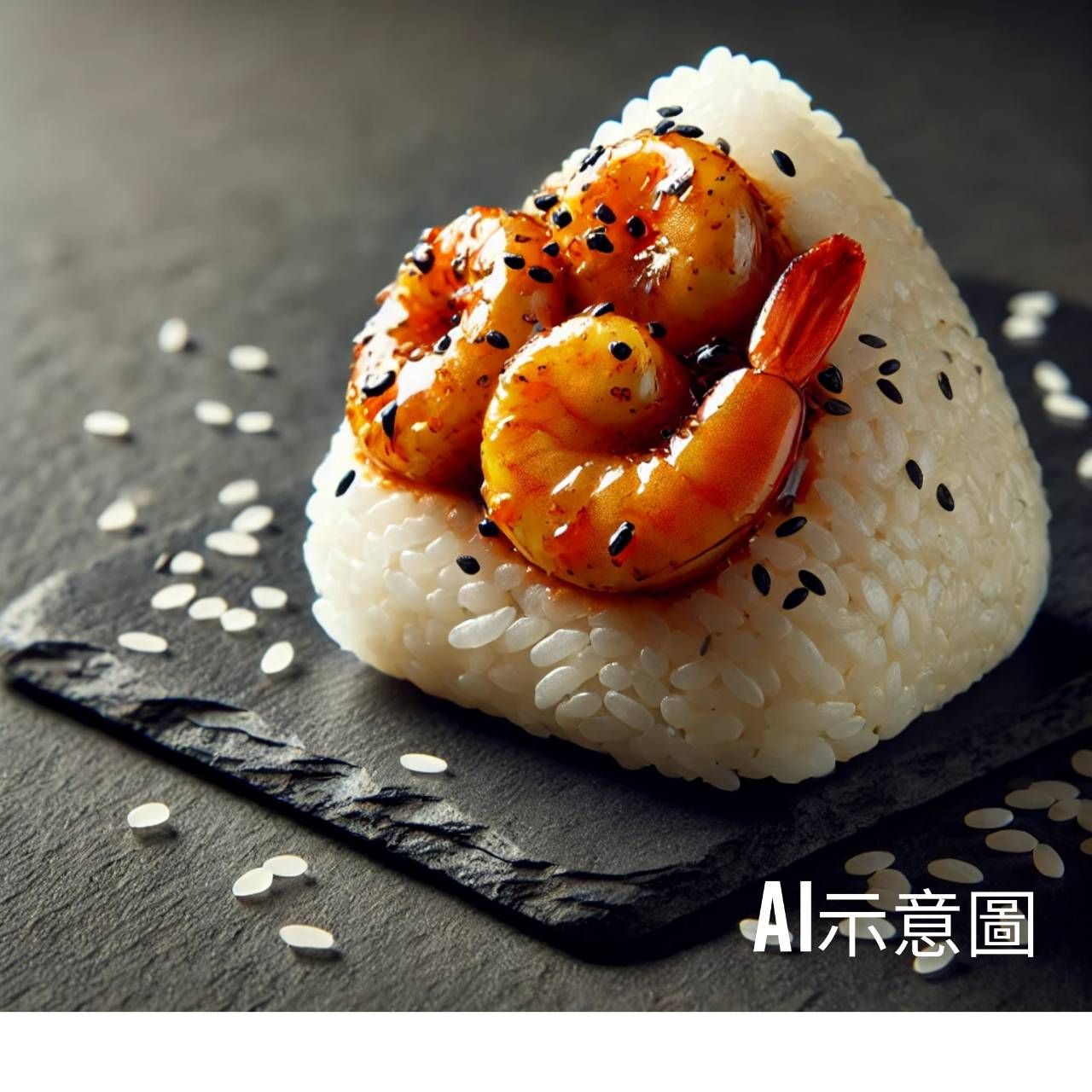 沙嗲醬爆蝦 （蛋素）飯糰任選5送1隨機