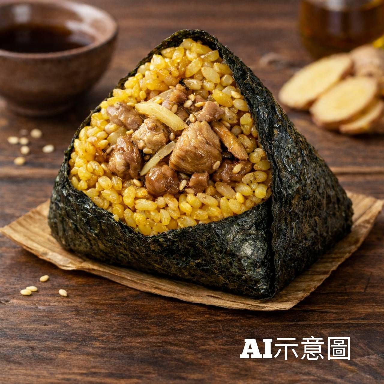 麻油G袋飯  （蛋奶素）