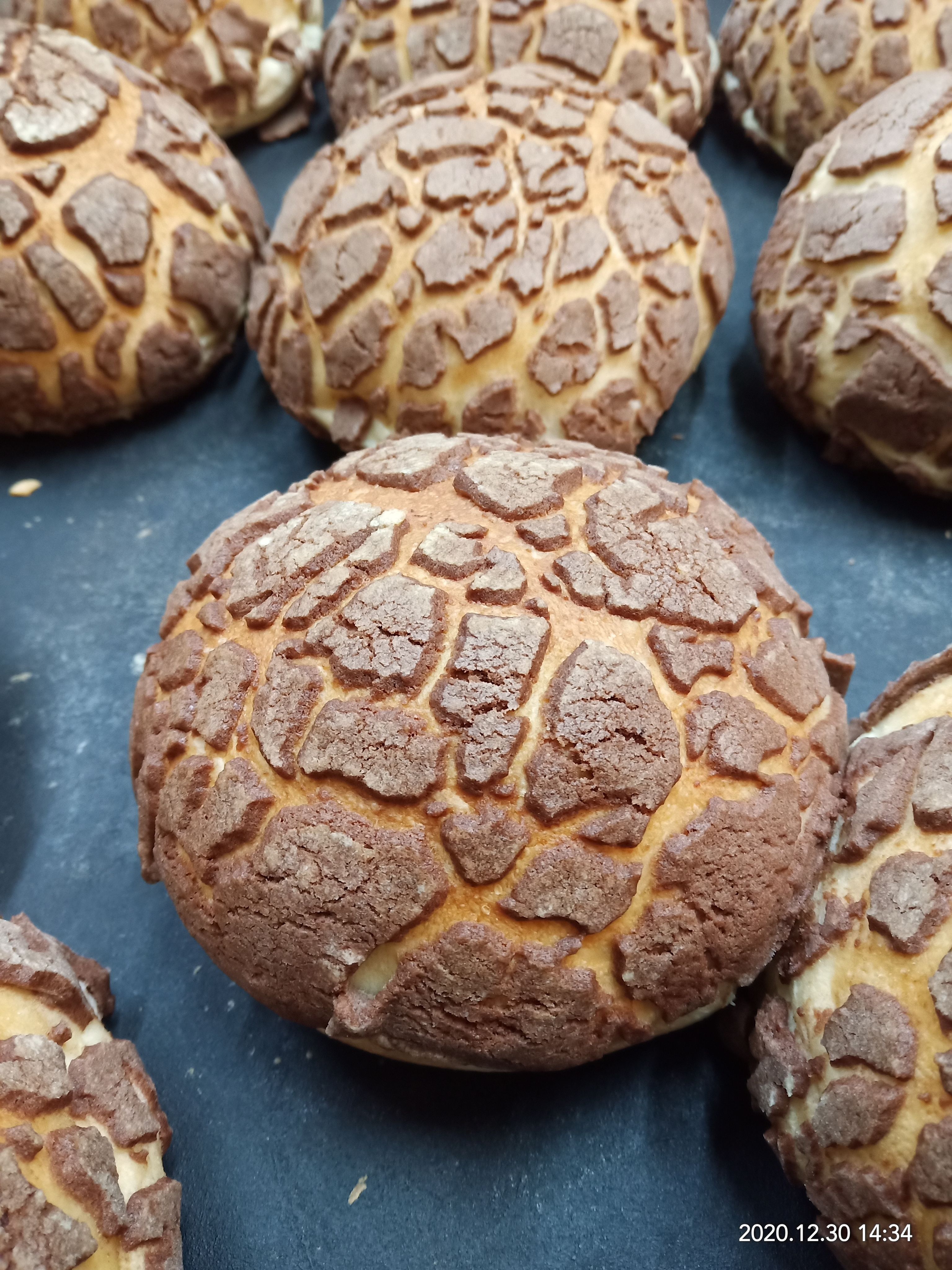 純素巧克力波羅麵包 無內餡