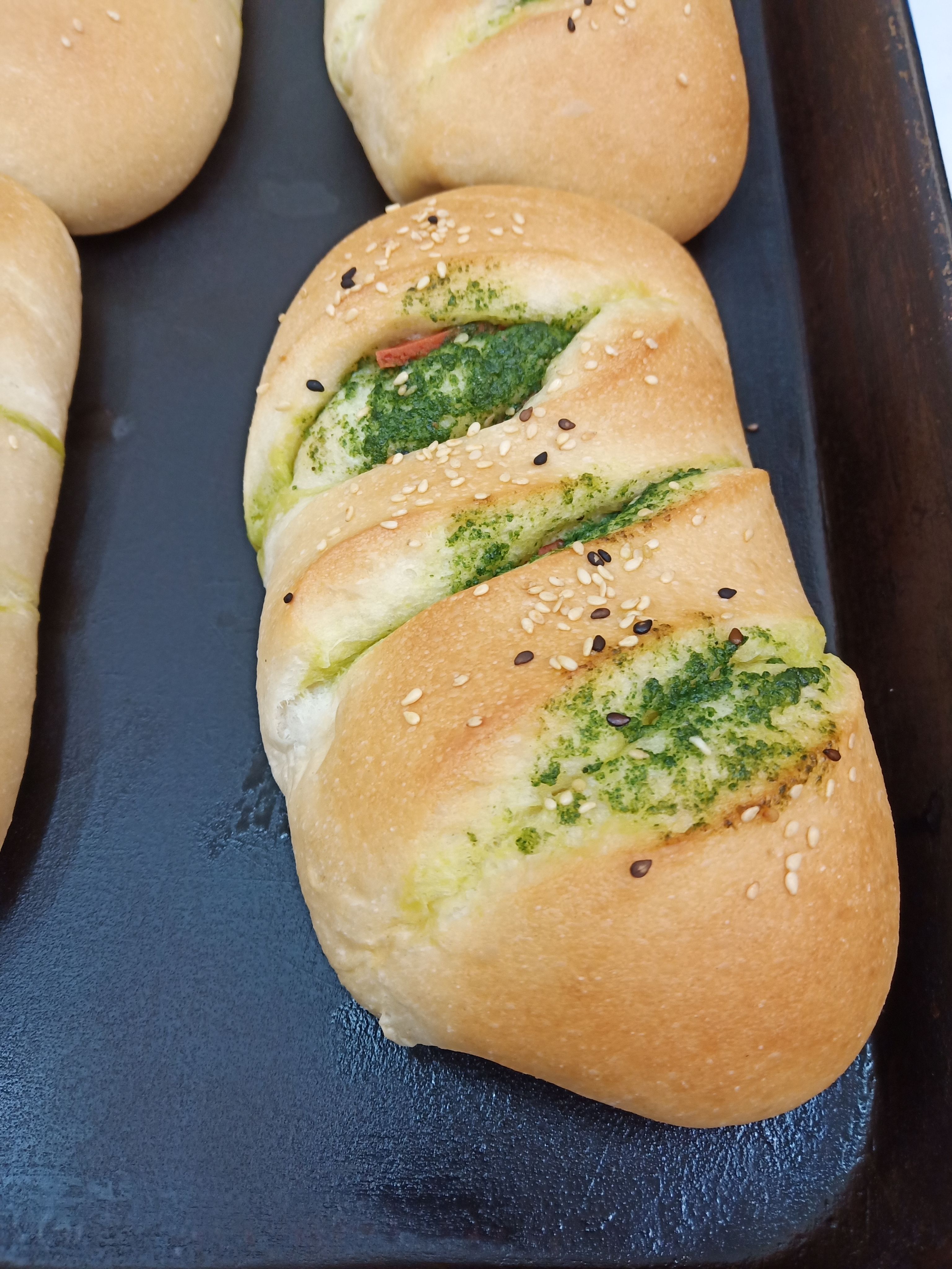 純素青醬火腿麵包  145-155g