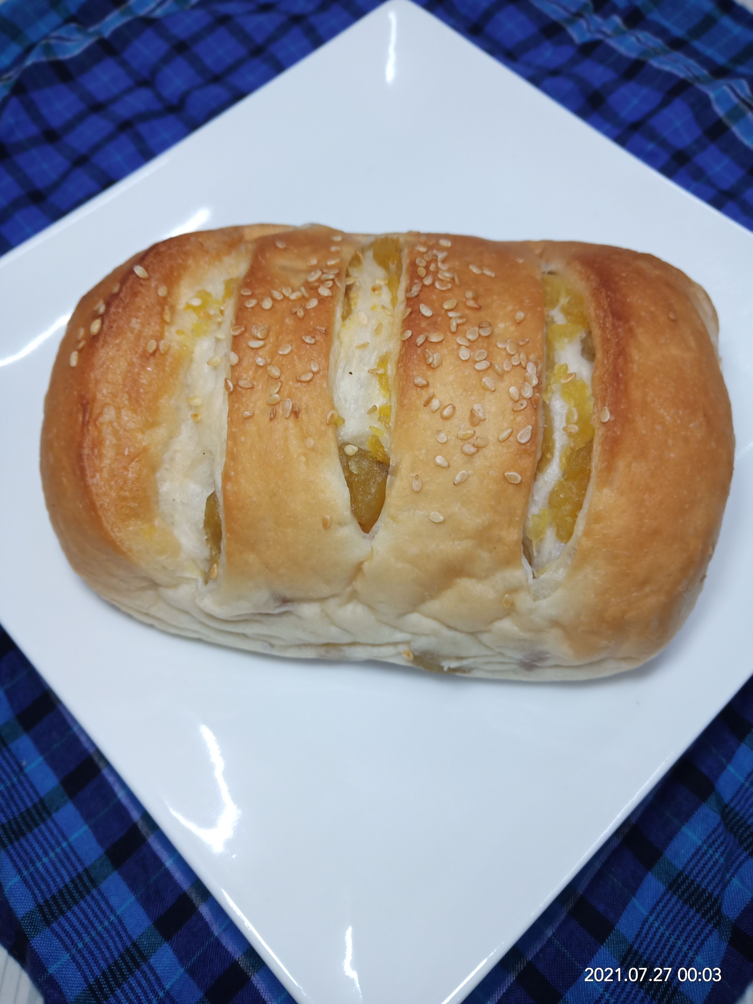 純素地瓜方包麵包  160-170g