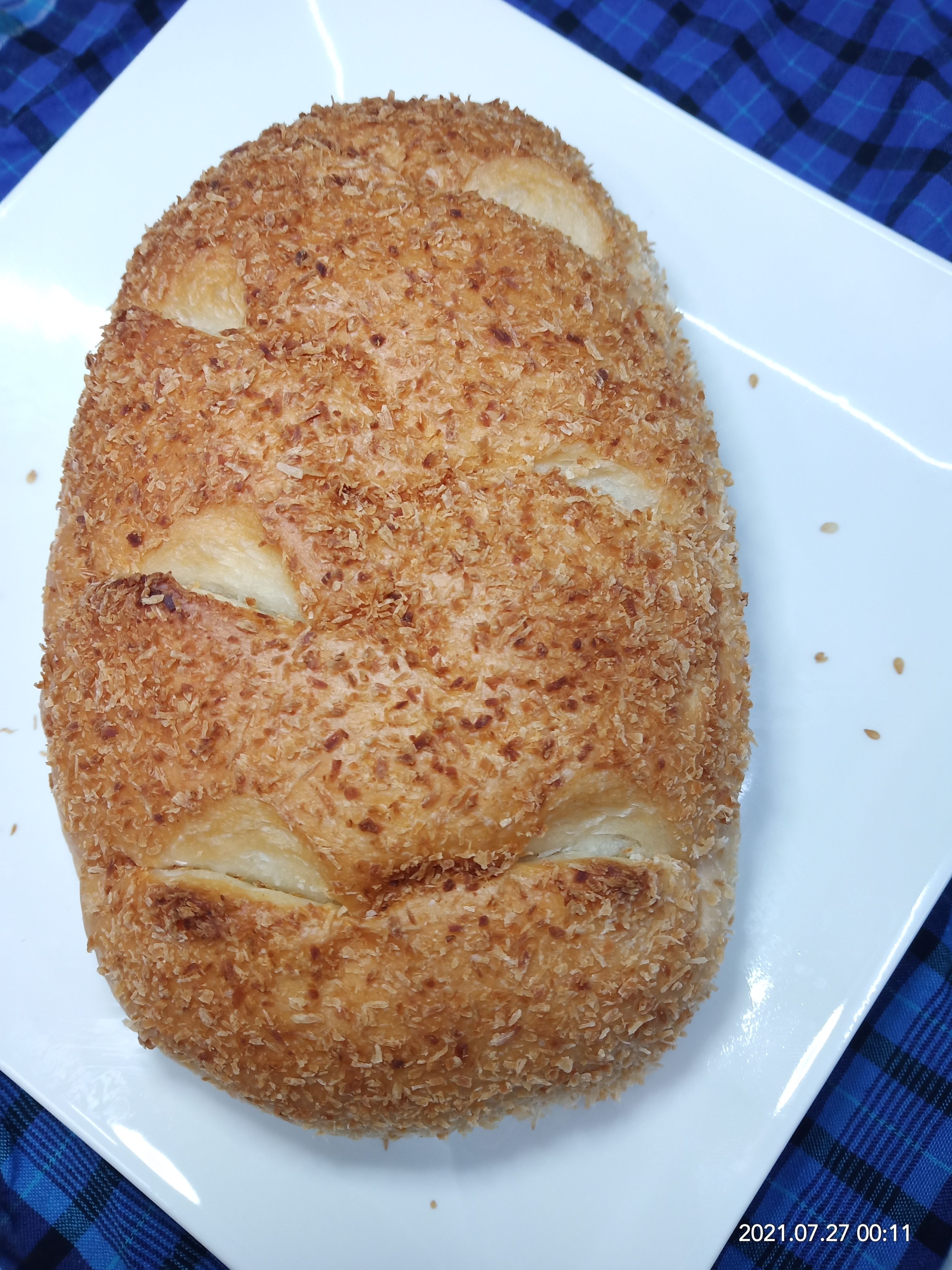 純素綠豆素鬆麵包  180-190g