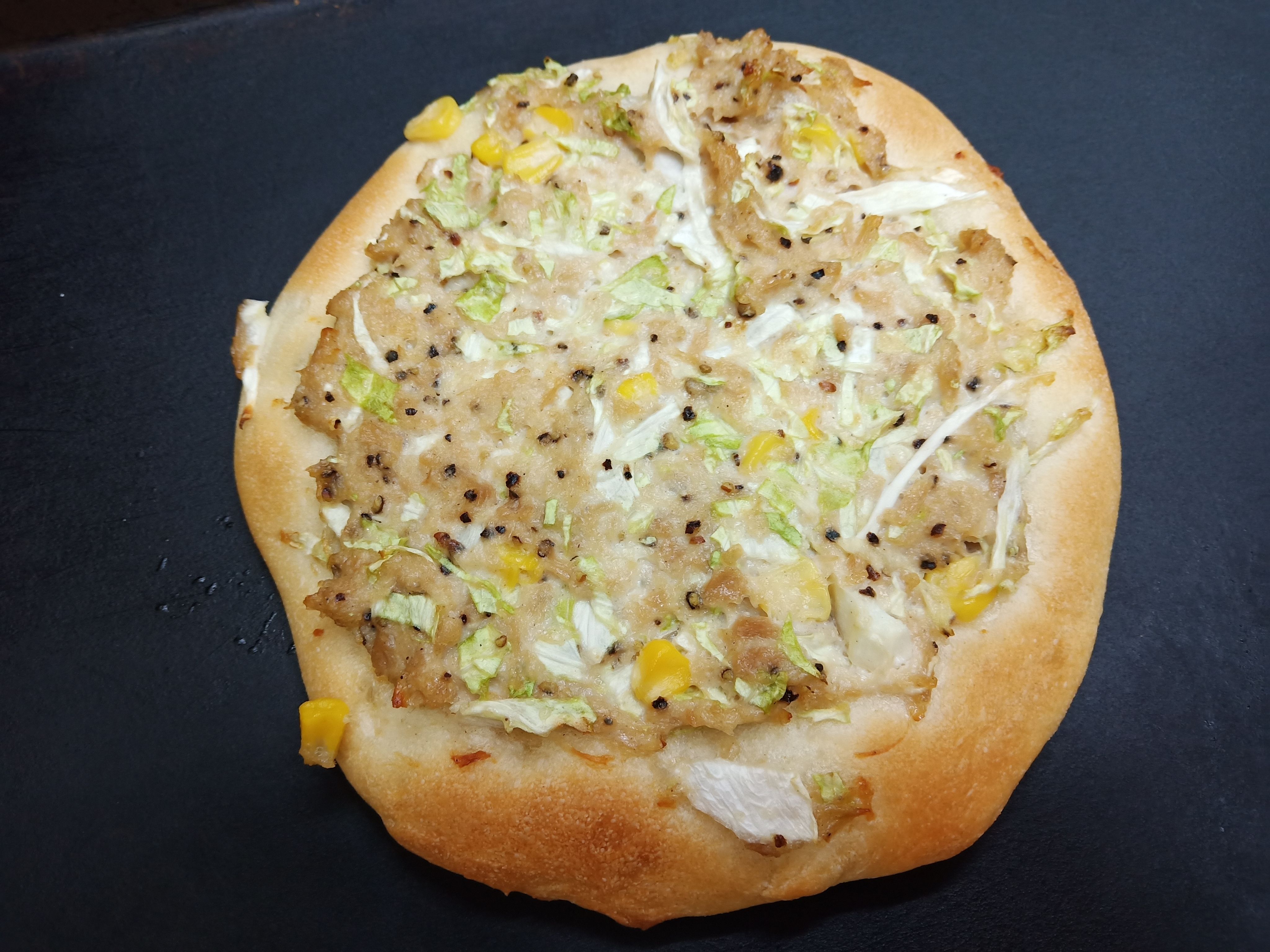 純素委魚pizza麵包  150-155g