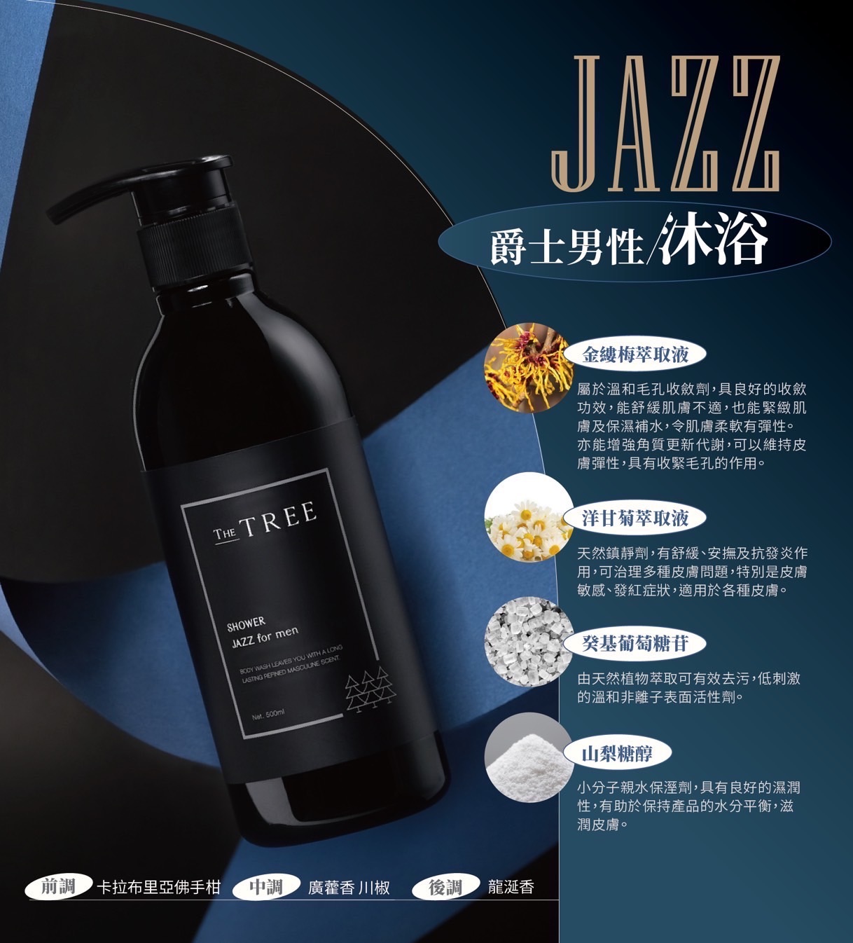 新品✨爵士男香沐浴