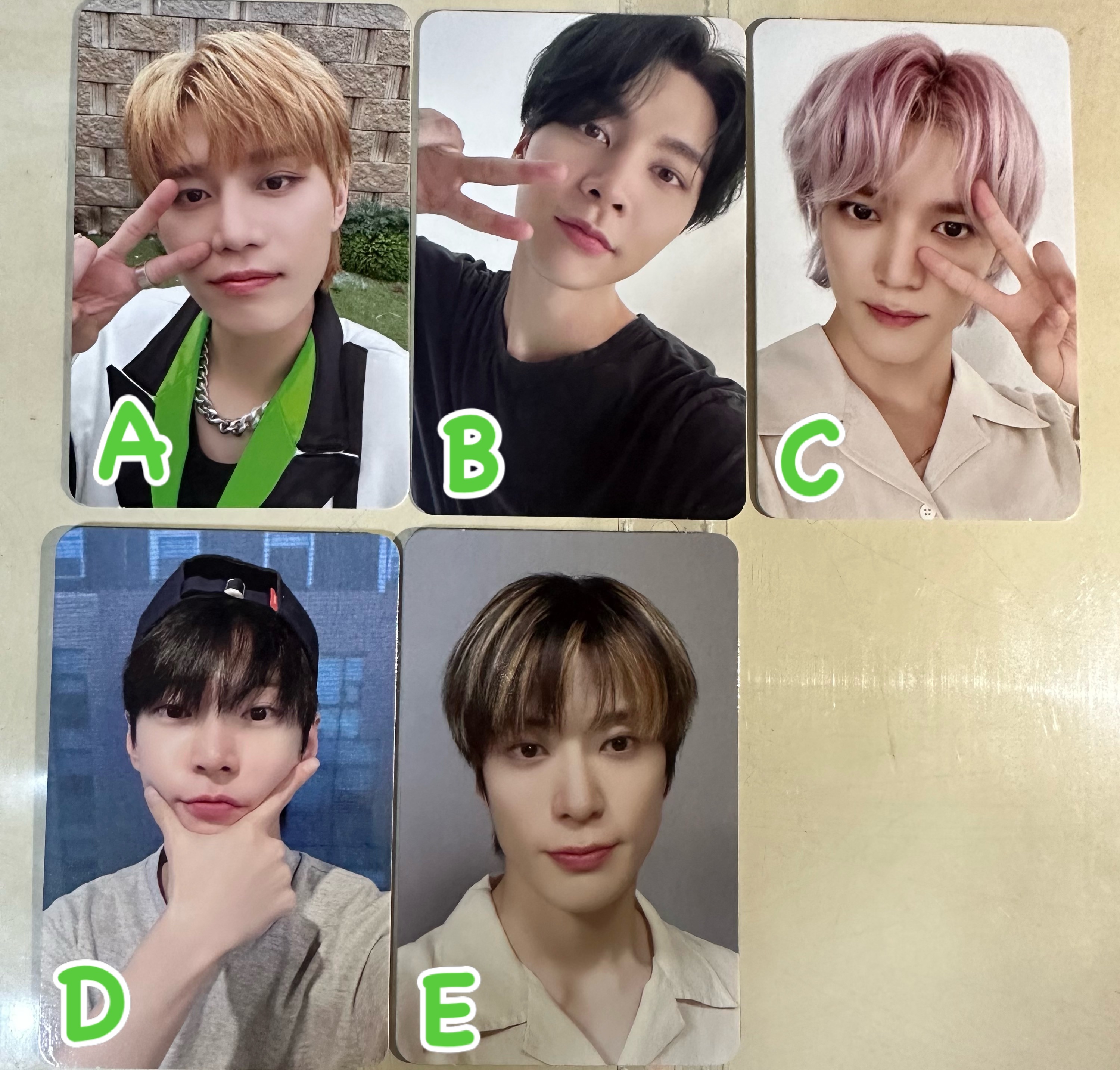 NCT NATION 卡包-綠版單卡