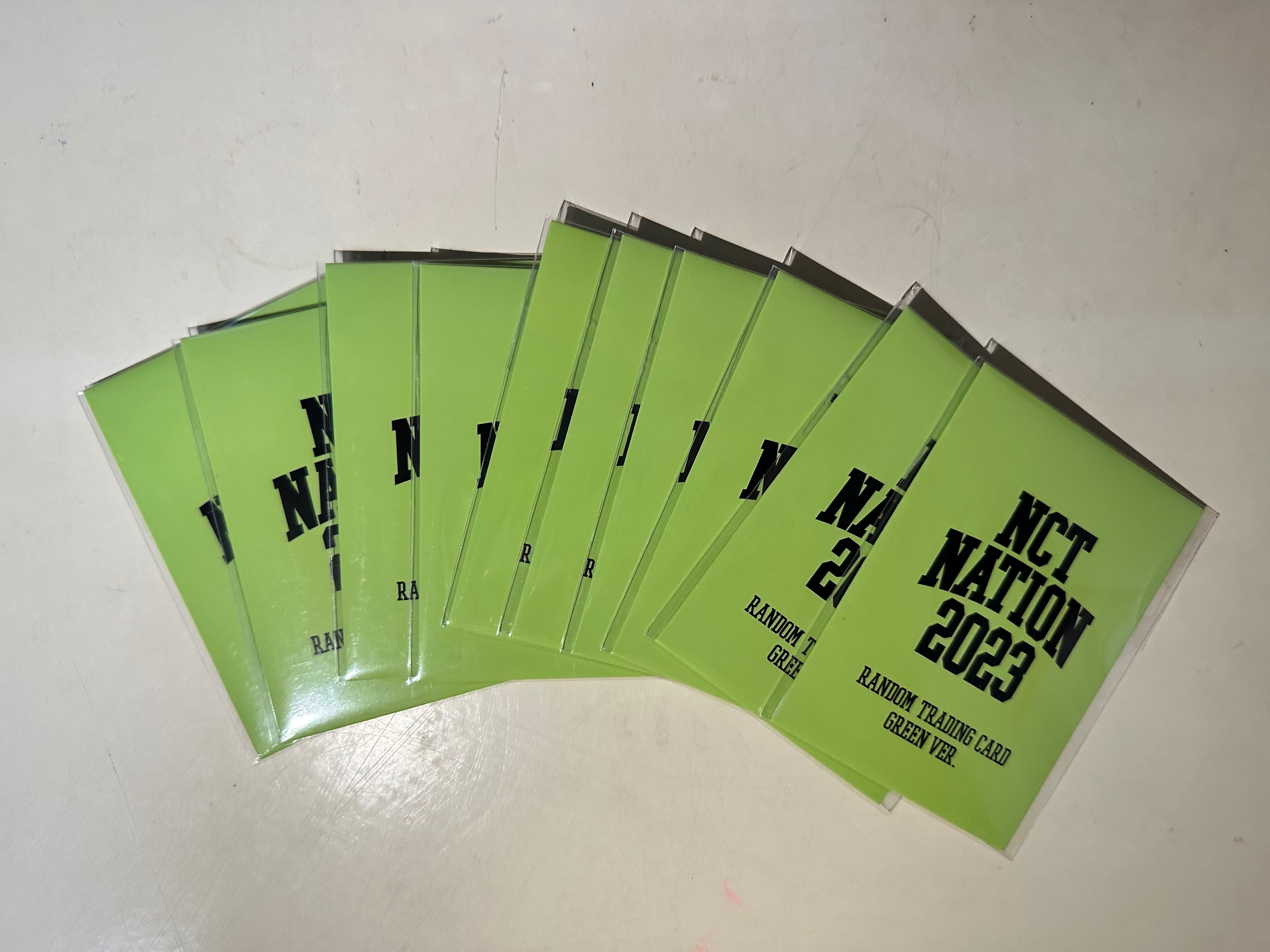 NCT NATION 卡包-綠版未拆