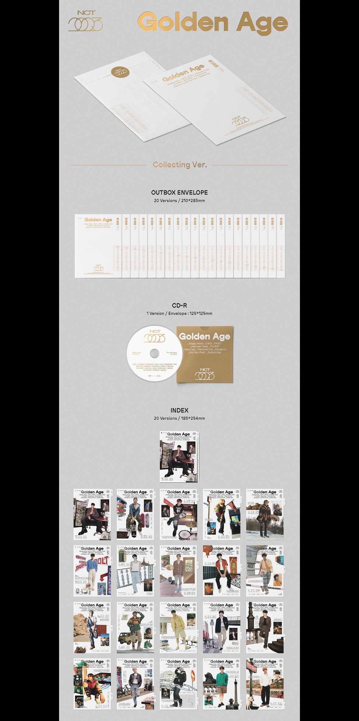 NCT202《GOLDEN AGE》》未拆專＆空專