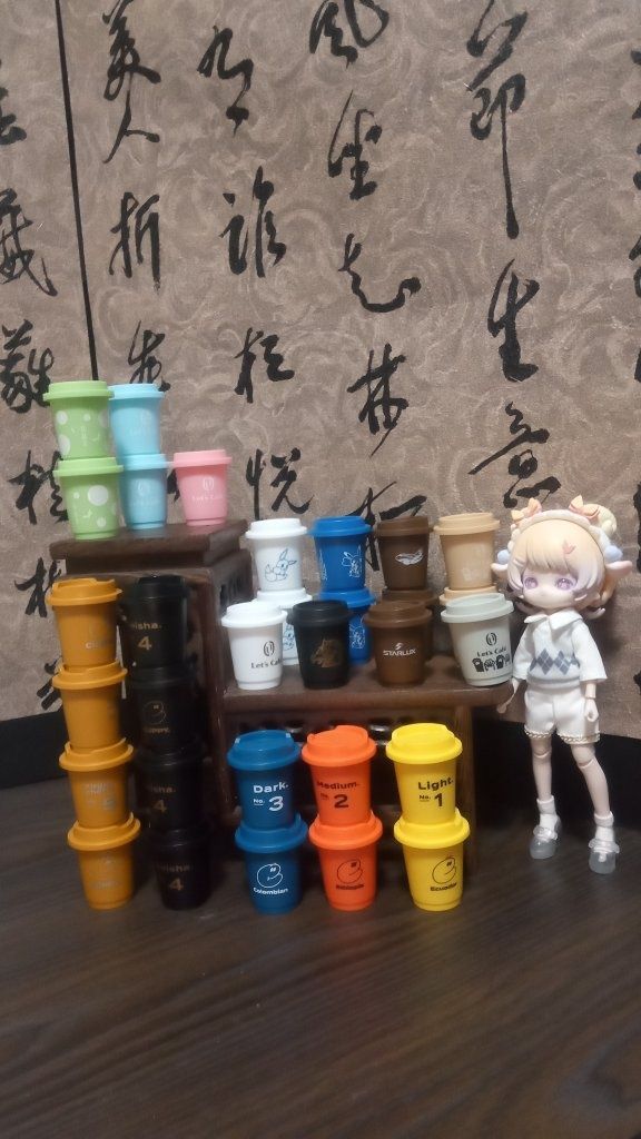 各色mini cup咖啡空杯子們
