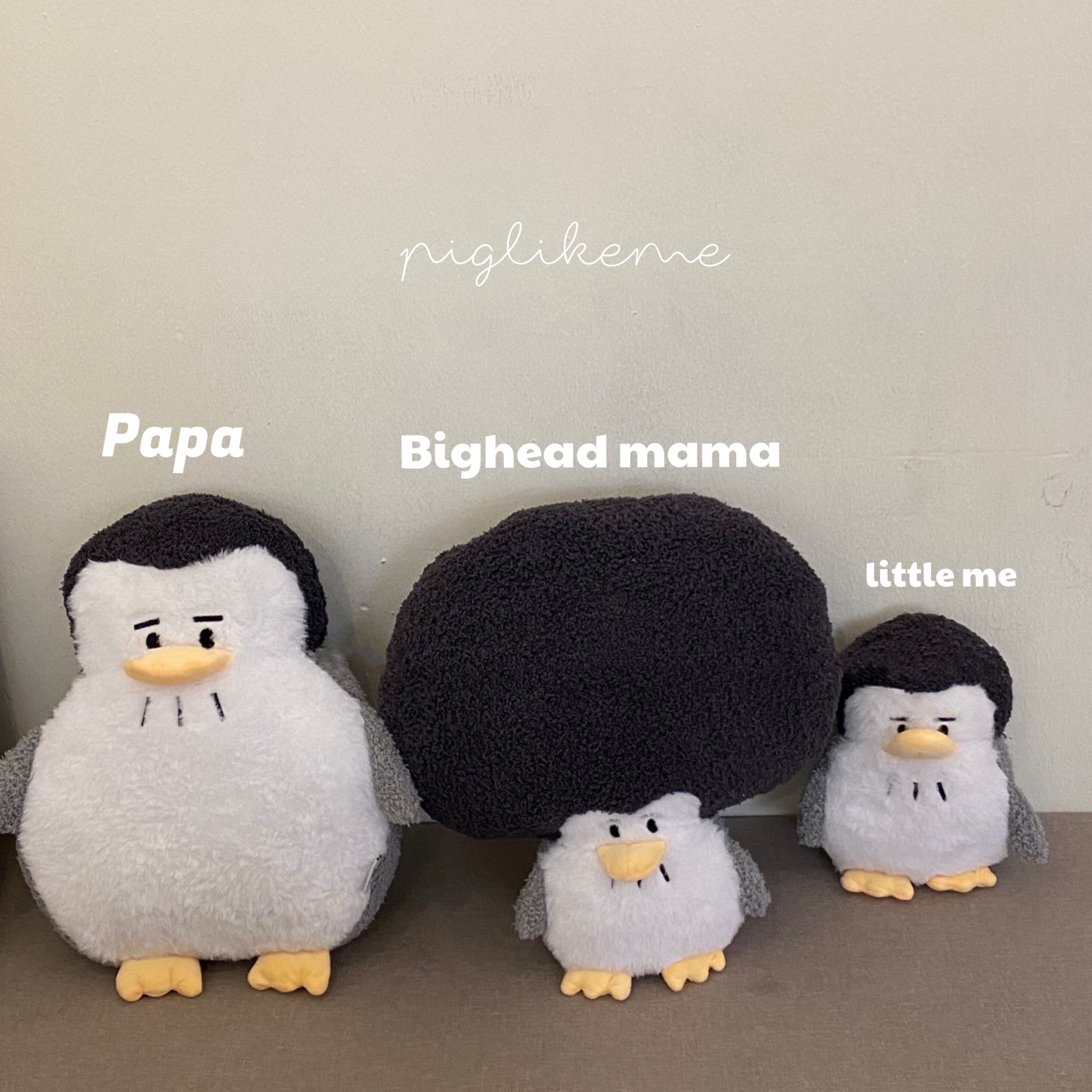 現貨+預購𝖯𝗂𝗀𝗅𝗂𝗄𝖾𝗆𝖾♡︎大頭企鵝𝗣𝗲𝗻𝗴𝘂𝗶𝗻𝗳𝗮𝗺𝗶𝗹𝘆爆炸頭奇怪