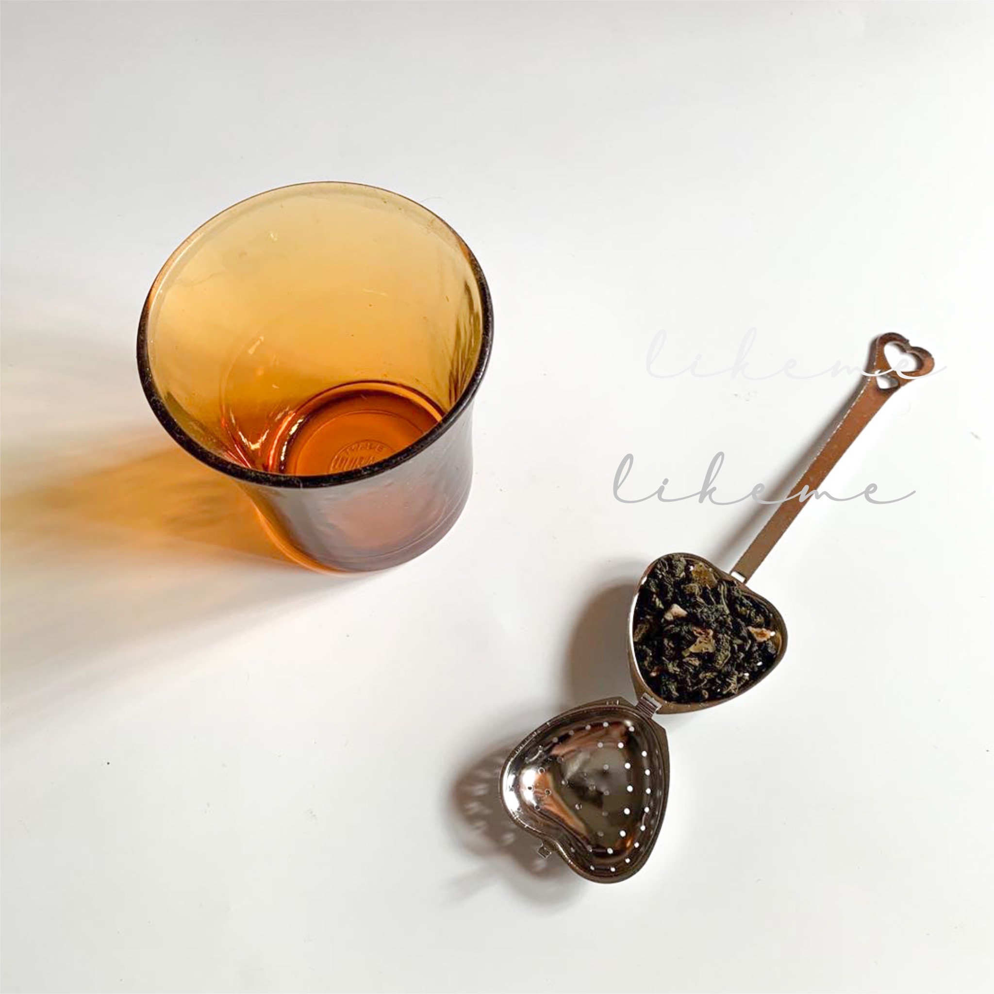 《Heart Shape》不銹鋼濾茶器「Ondo同款」泡茶工具𝐎𝐜𝐭. 𝐍𝐞𝐰 𝟲