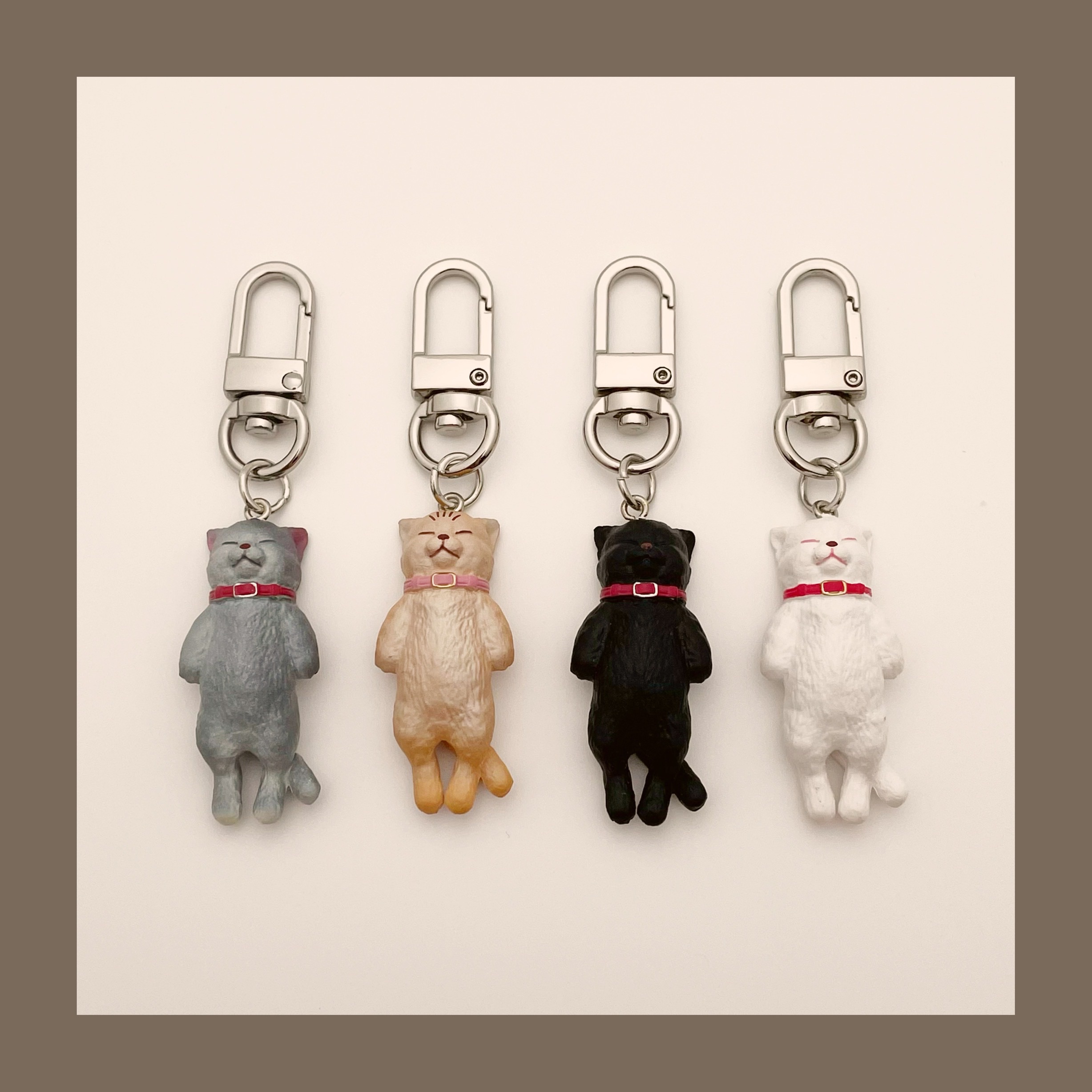 𝖯𝗂𝗀𝗅𝗂𝗄𝖾𝗆𝖾 | 躺平貓貓吊飾 鑰匙扣Airpods套裝飾