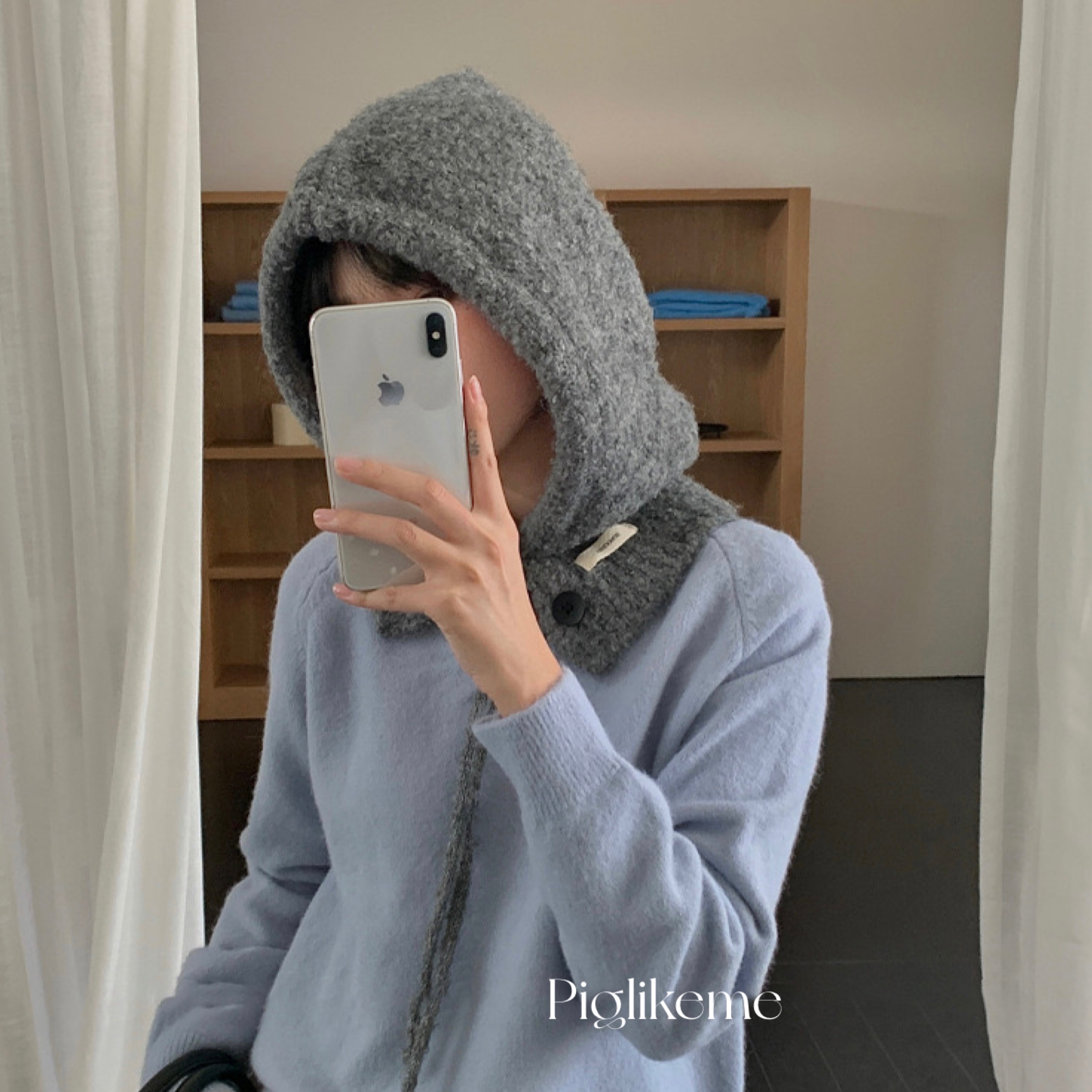 ￼Piglikeme | 韓國最流行的穿搭必備單品針織帽 巴拉克拉法帽 毛帽 帽子 保暖帽