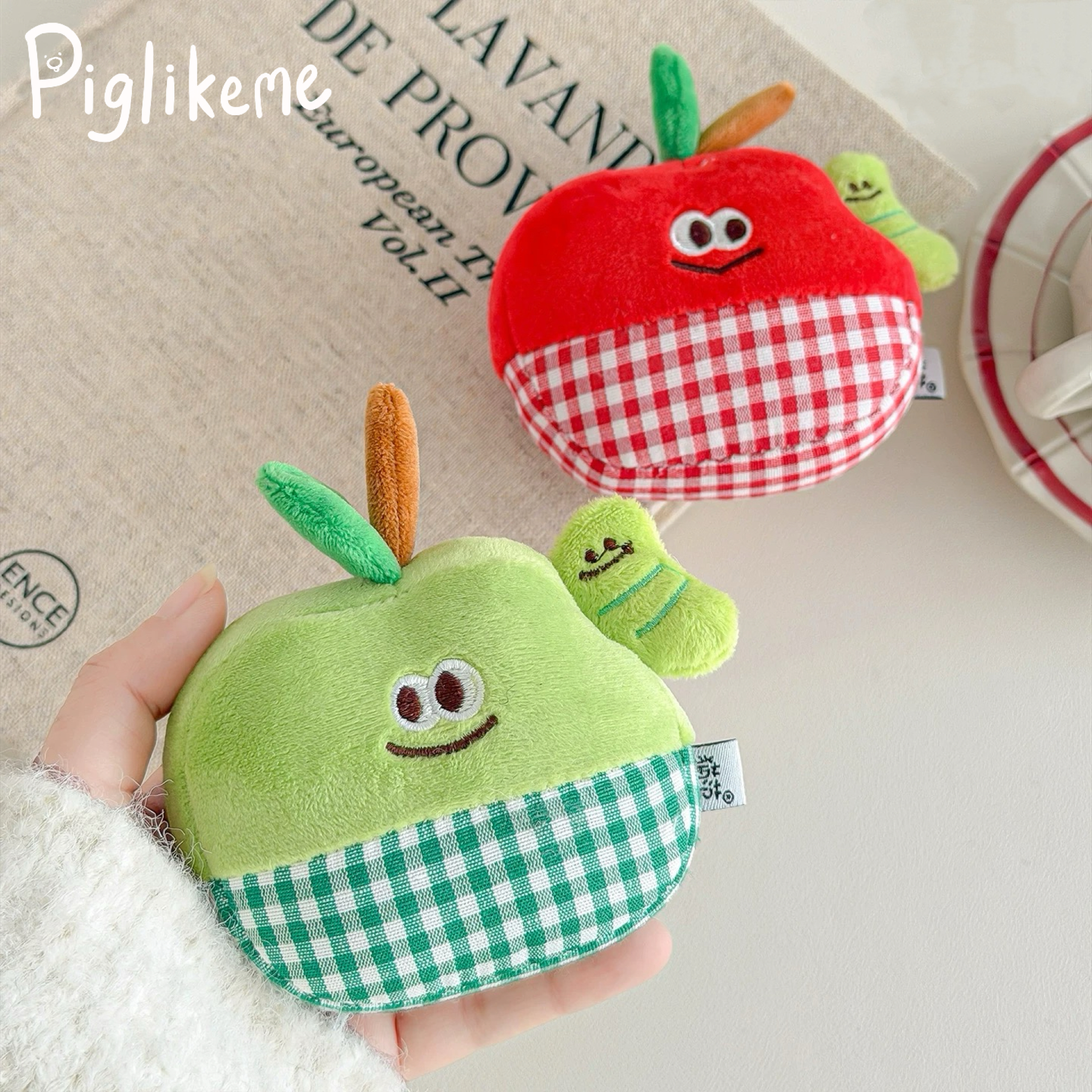 Piglikeme |「 蘋果被毛毛蟲咬了」捲尺🍎🍏 趣味捲尺小工具