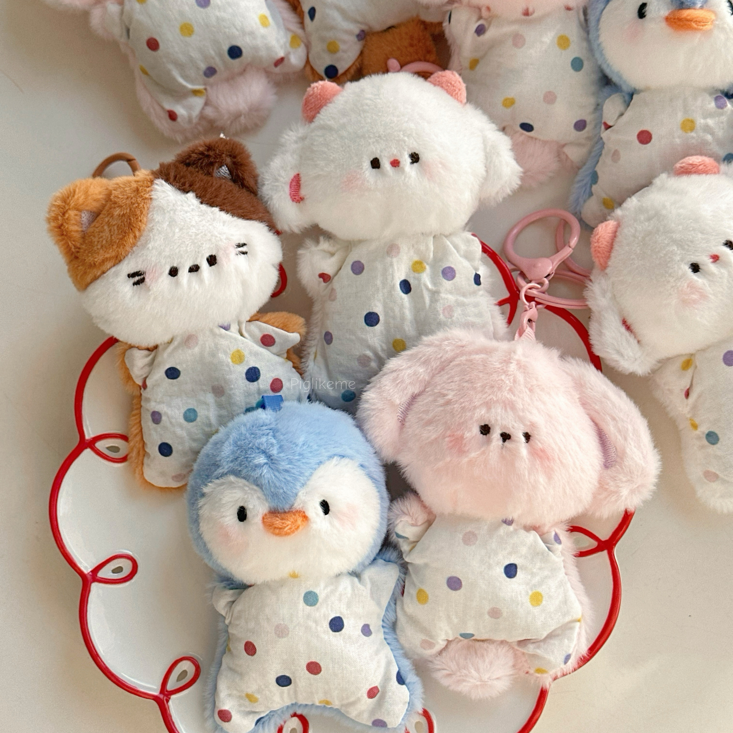 Piglikeme|可愛解壓豆袋小動物吊飾