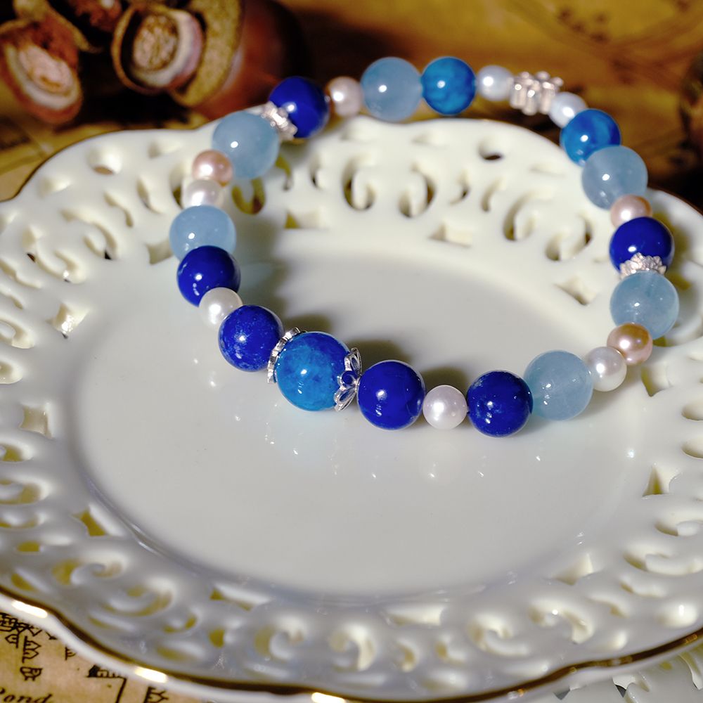 《Hitomi／希朵米》【手串】天然石、珍珠