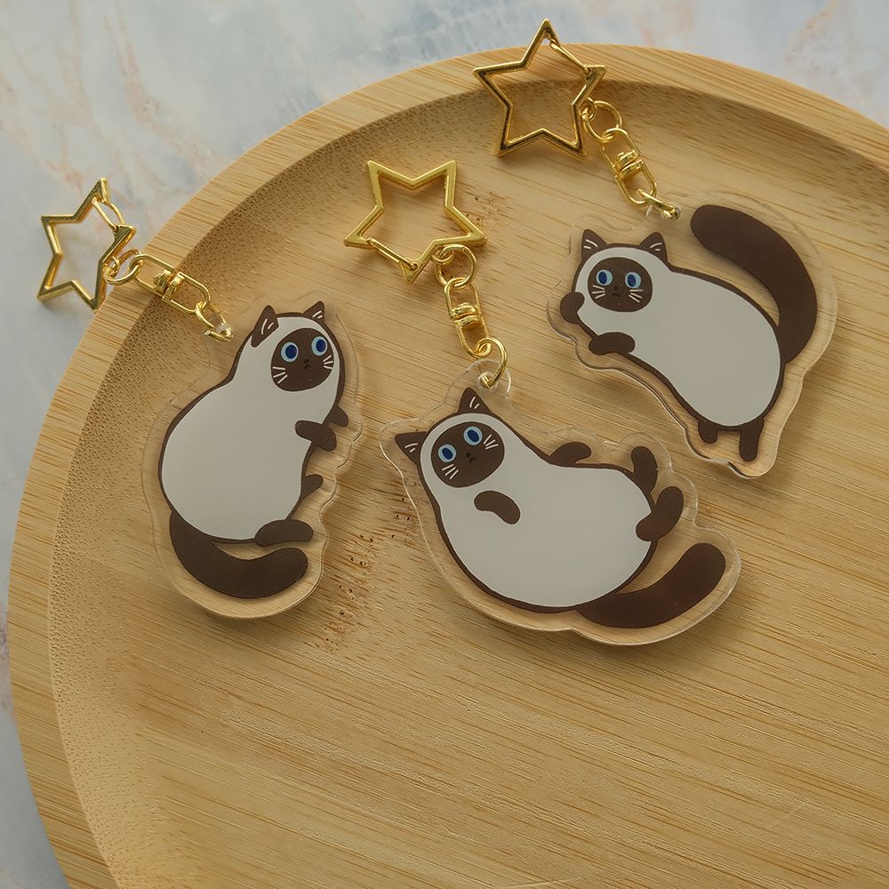 原創《烤焦貓》【壓克力製品】吊飾