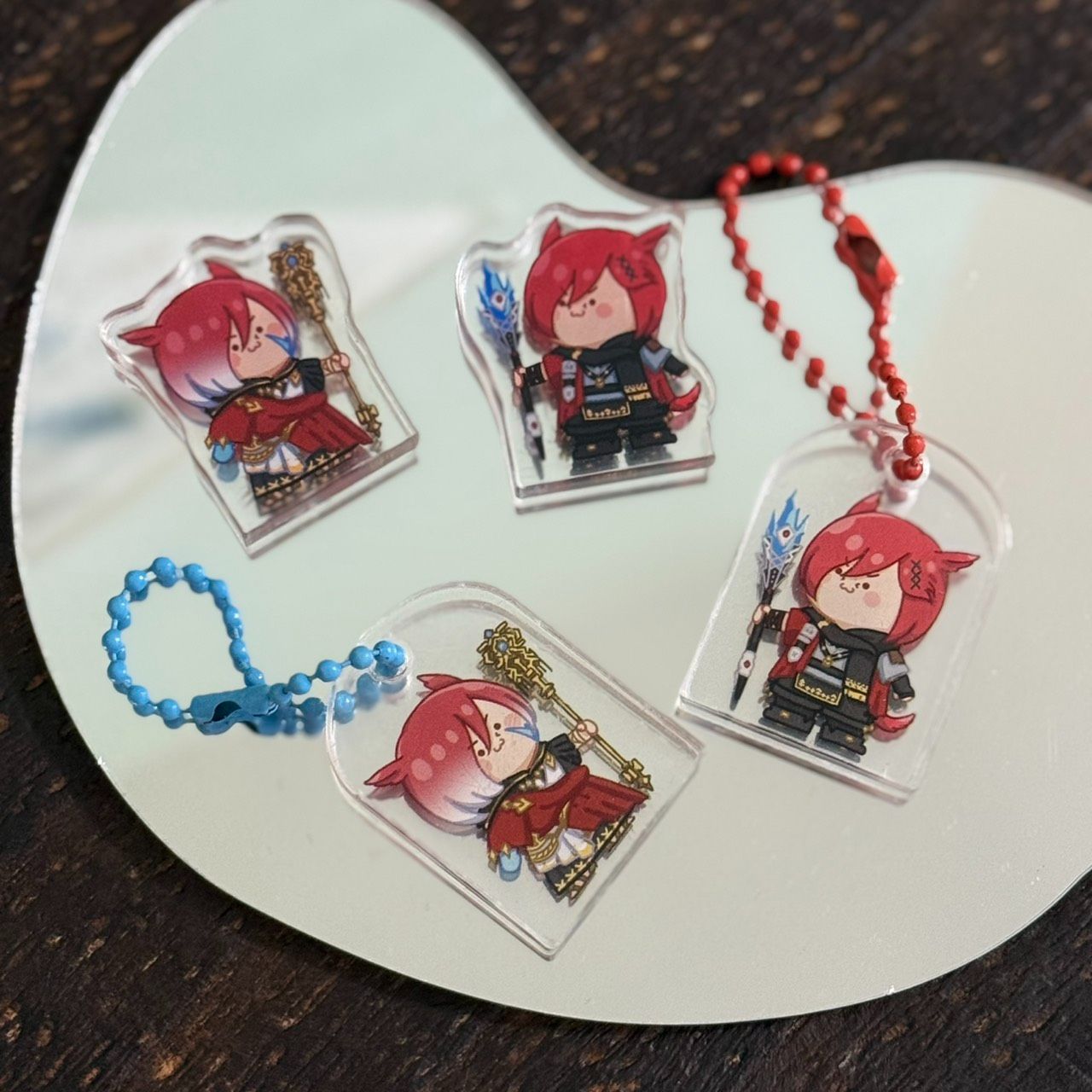 《FF14》【小飯友、小吊飾】愛梅特、希斯拉德、古拉哈、水晶公、艾里迪布斯、埃里克