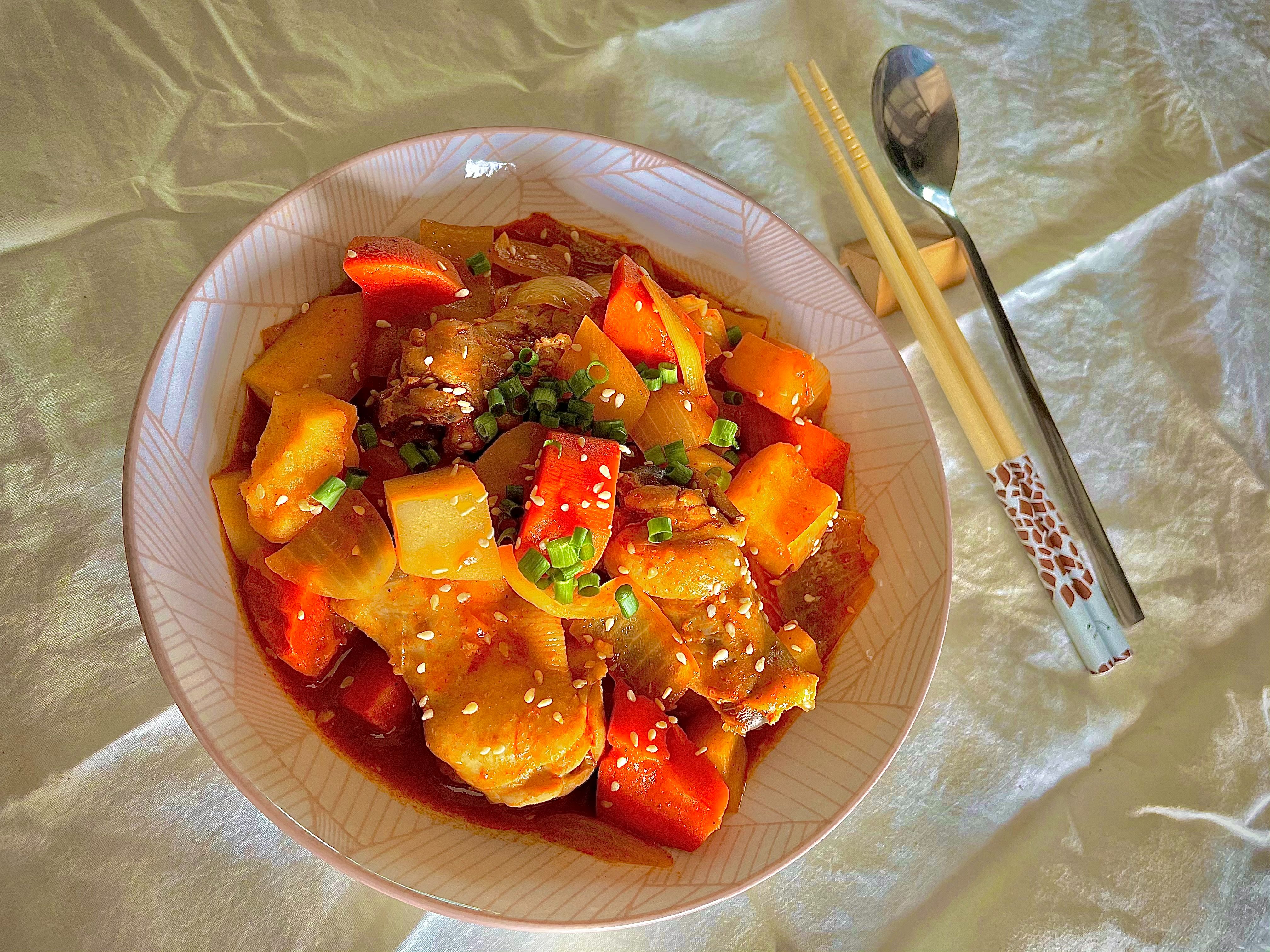 冷凍即食包-韓式辣燉雞（小辣）