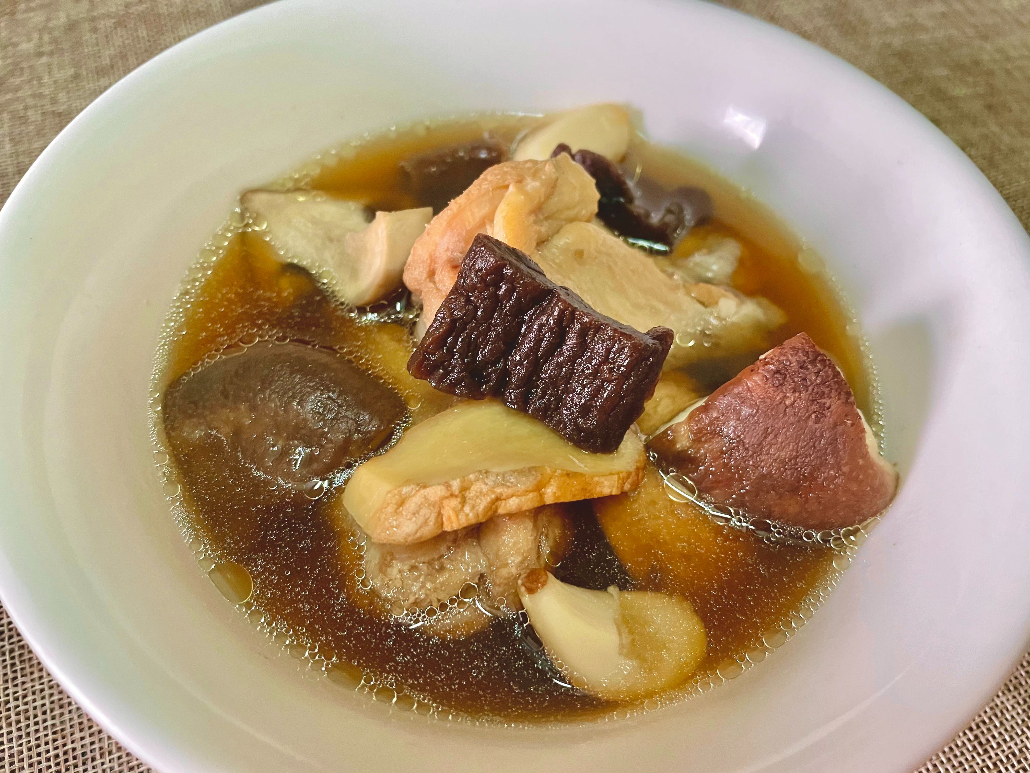 老菜脯雞湯