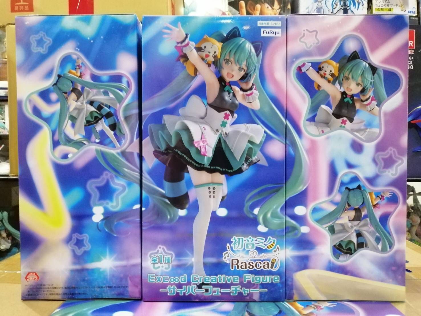 現貨 FURYU 初音未來x小浣熊 Exc∞d