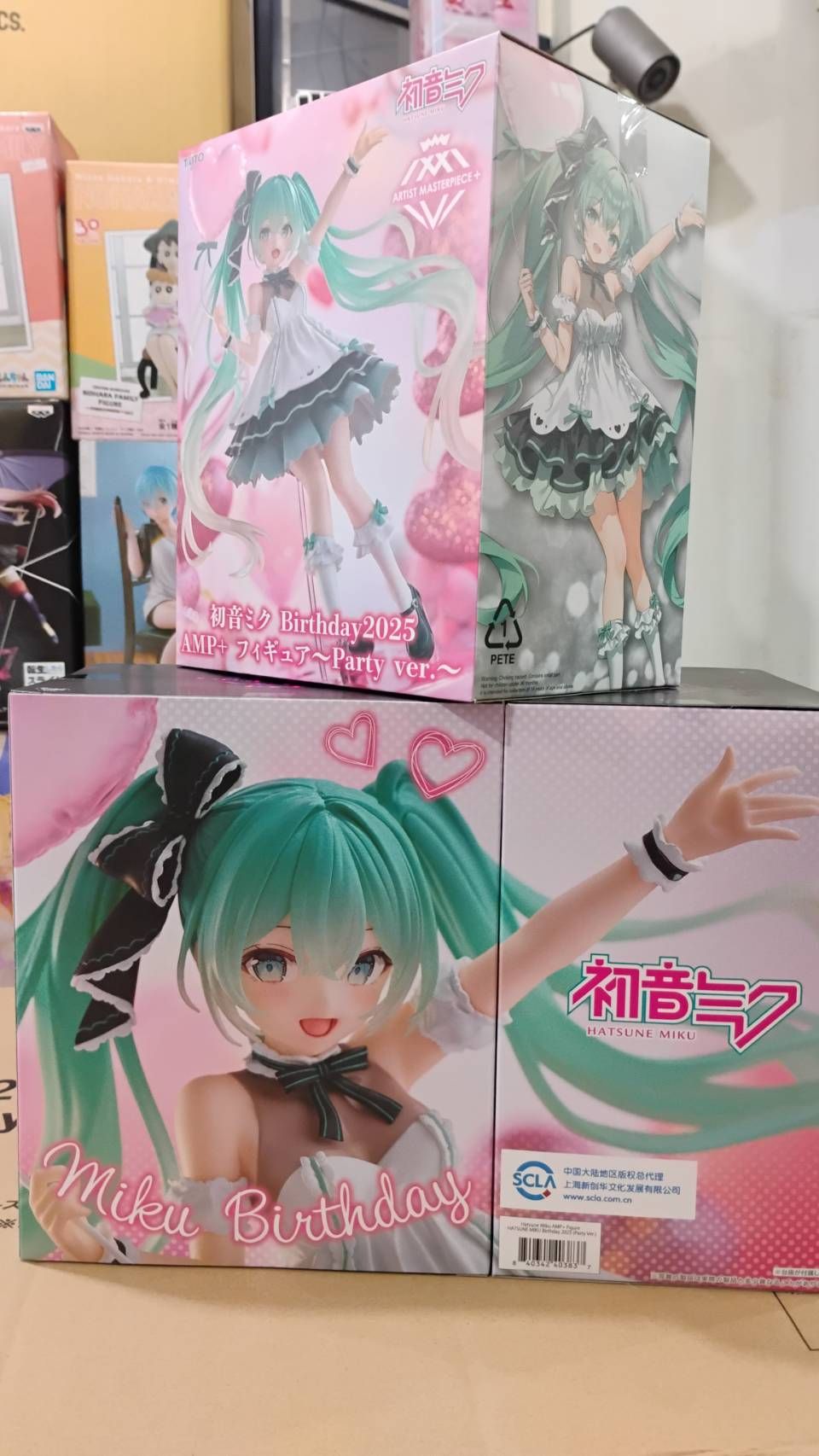 代理 TAITO 初音未來 AMP+ Figure -初音未來 生日 2025 （派對Ver.）