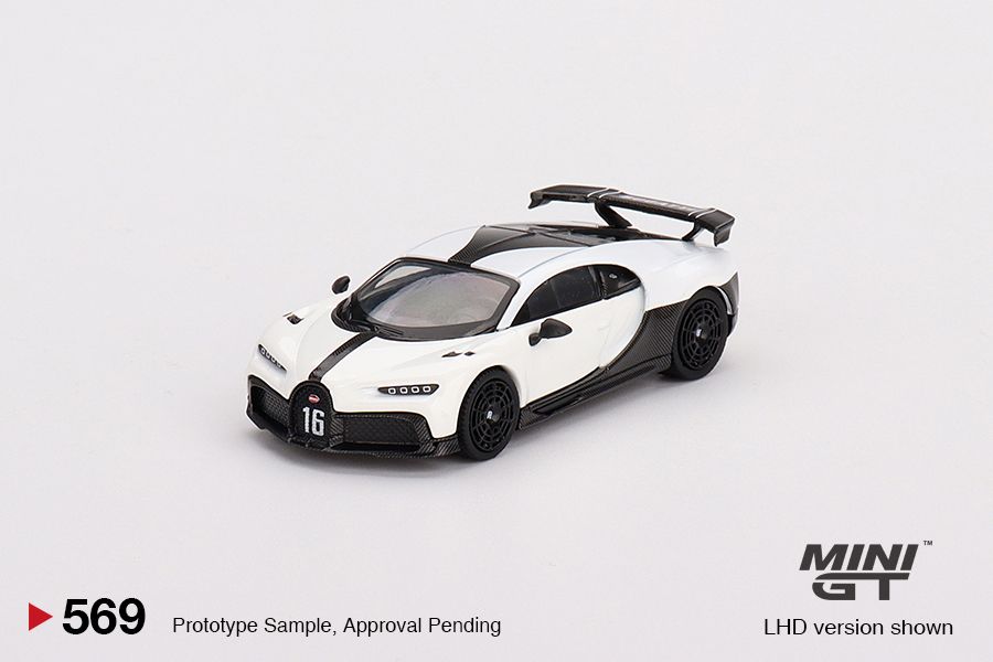 ＜阿爾法＞MINI GT No.569 Bugatti Chiron White