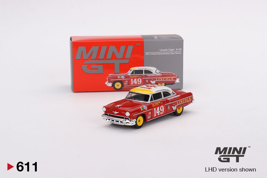 ＜阿爾法＞MINI GT No.611 Lincoln Capri 1954 Carrera Panamericana