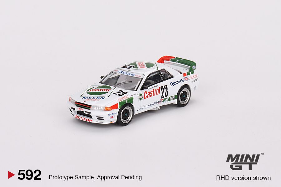 ＜阿爾法＞MINI GT No.592 Nissan Skyline GT-R （R32） Gr. A #23 1990